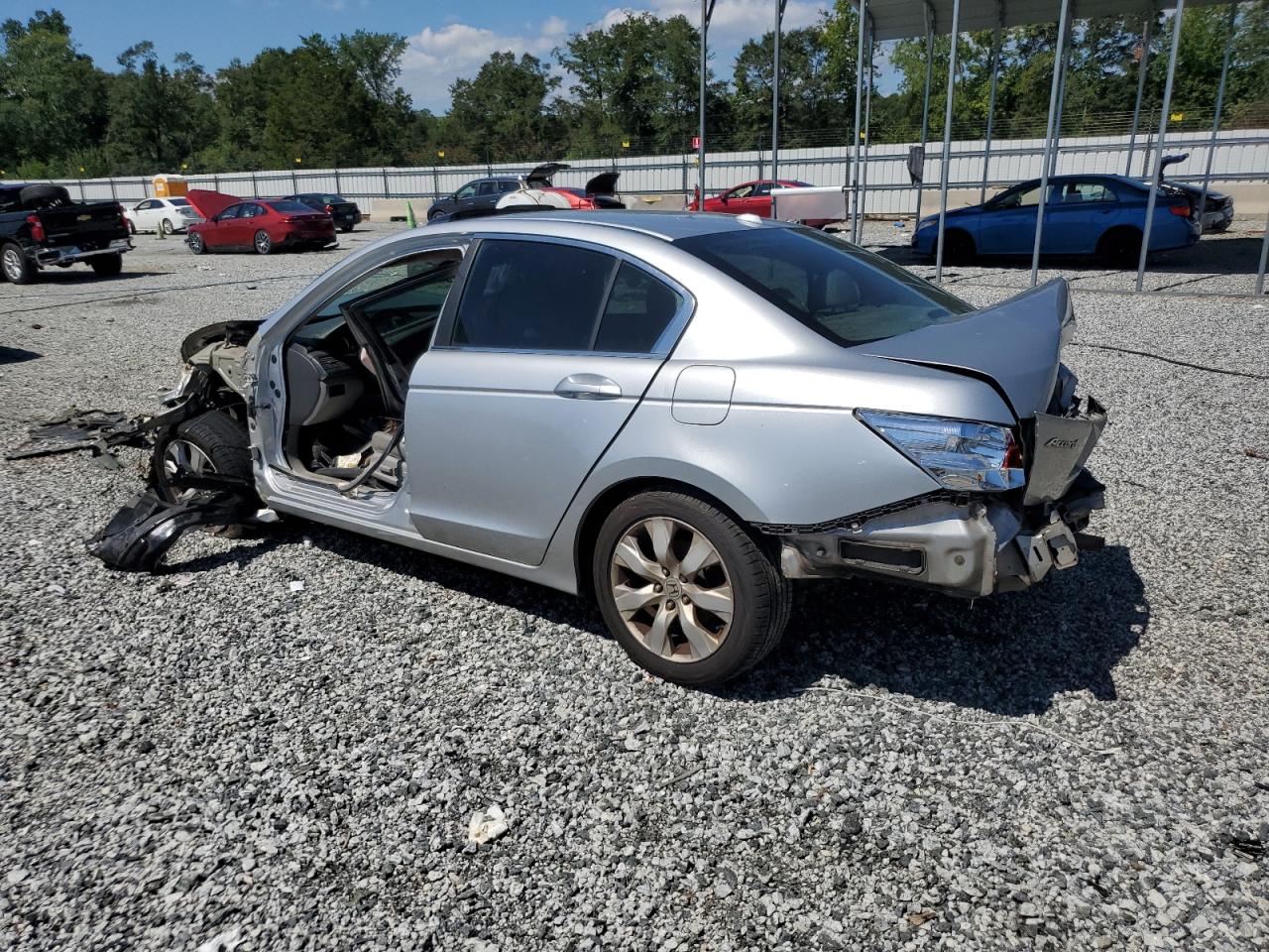 2008 Honda Accord Exl Silver vin: 1HGCP26818A044789