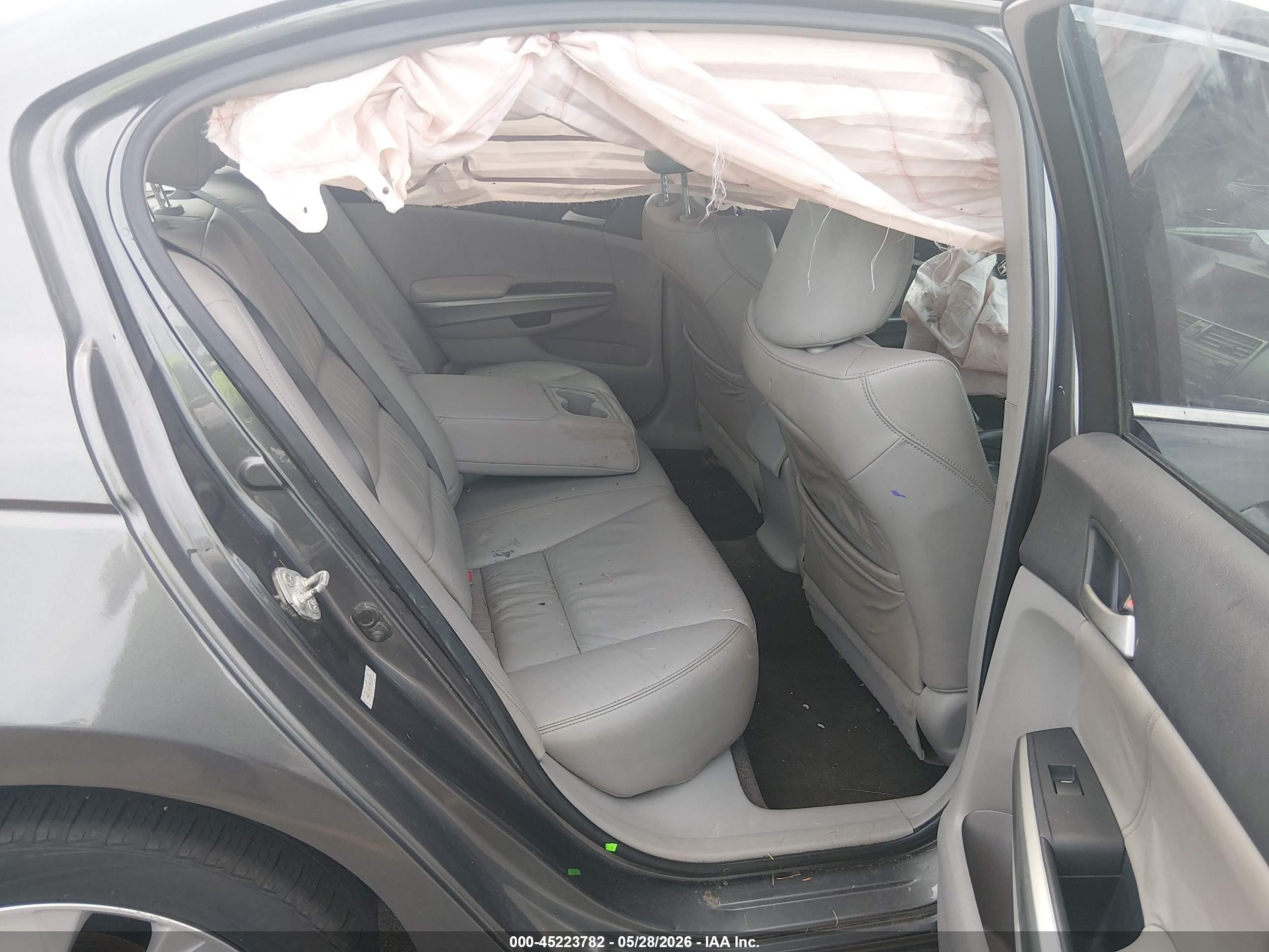 2008 Honda Accord 2.4 Ex-l Gray vin: 1HGCP26818A045389