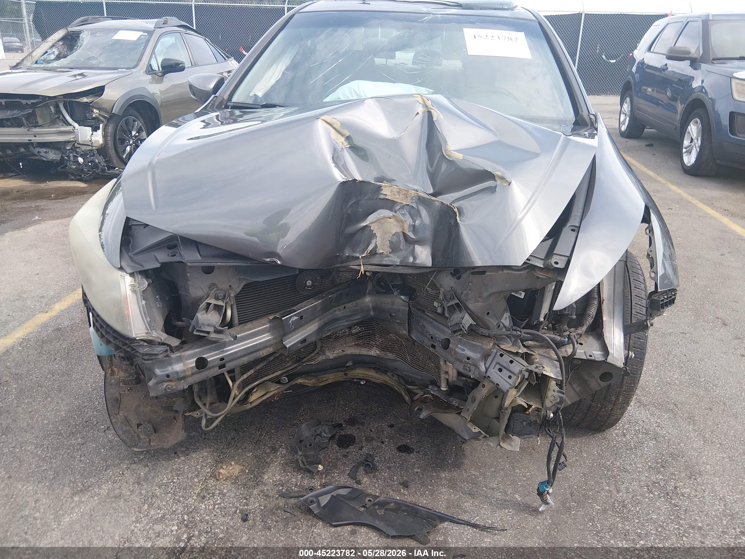 2008 Honda Accord 2.4 Ex-l Gray vin: 1HGCP26818A045389