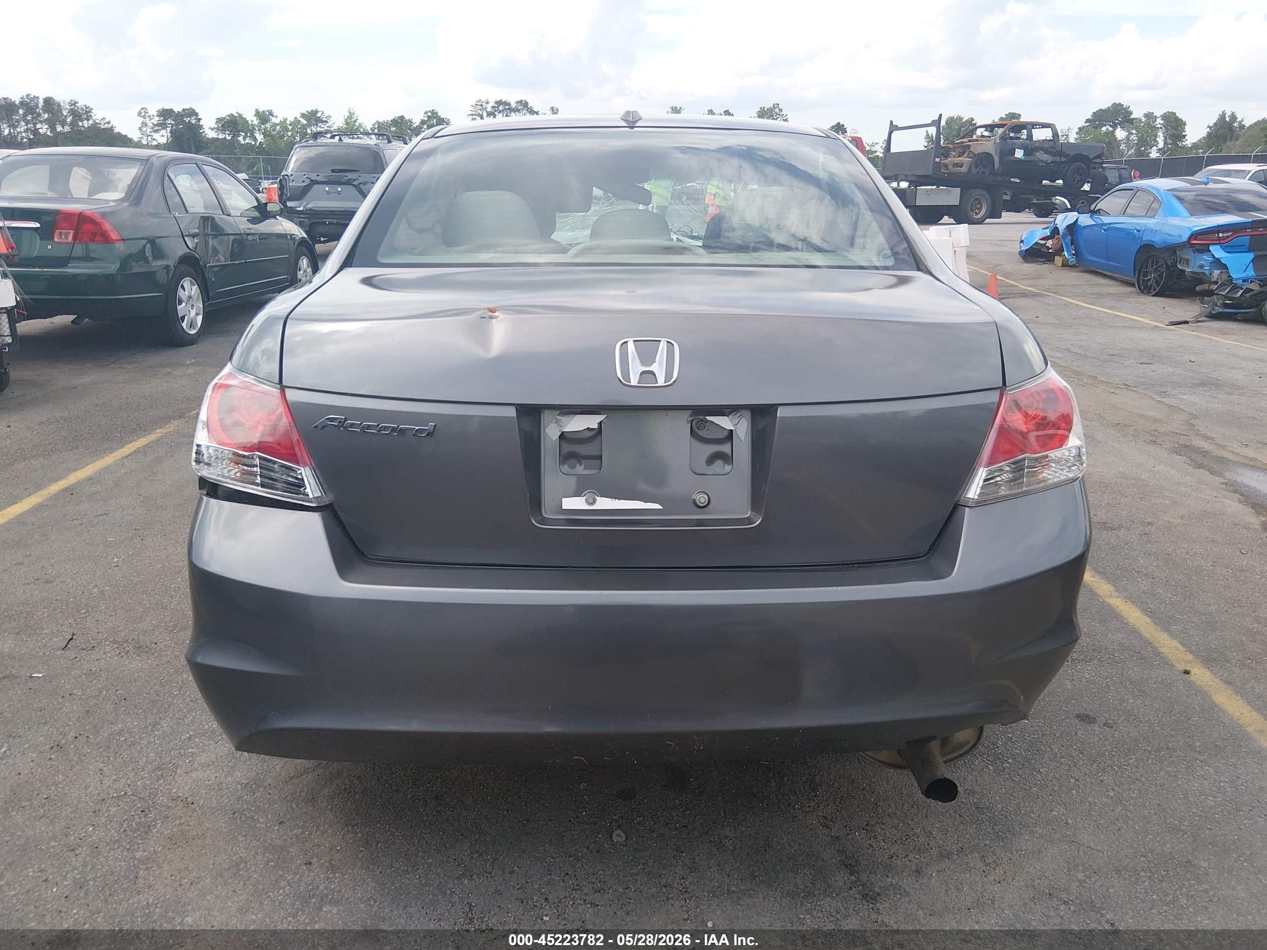 2008 Honda Accord 2.4 Ex-l Gray vin: 1HGCP26818A045389