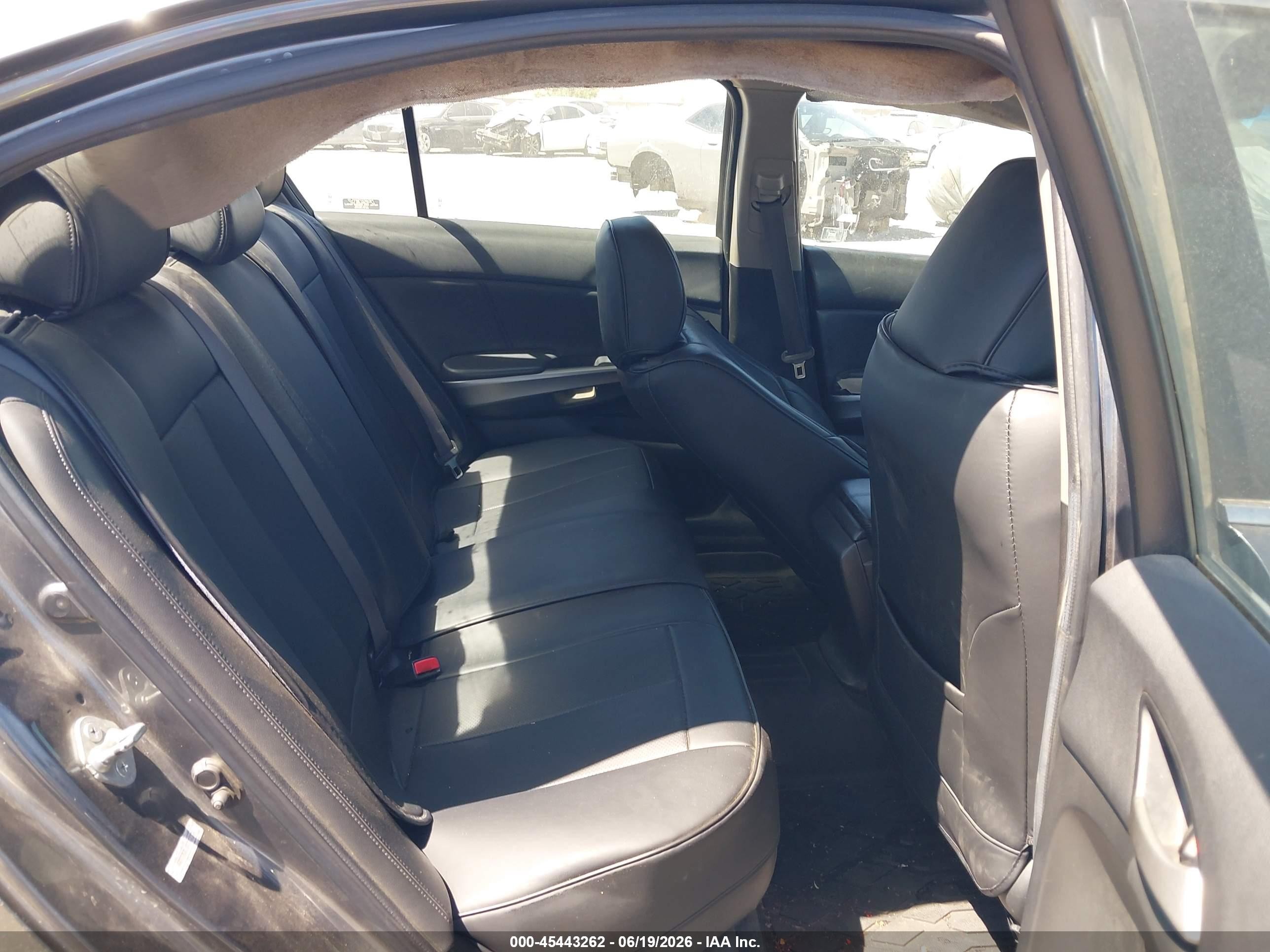 2008 Honda Accord 2.4 Ex-l Black vin: 1HGCP26818A047336