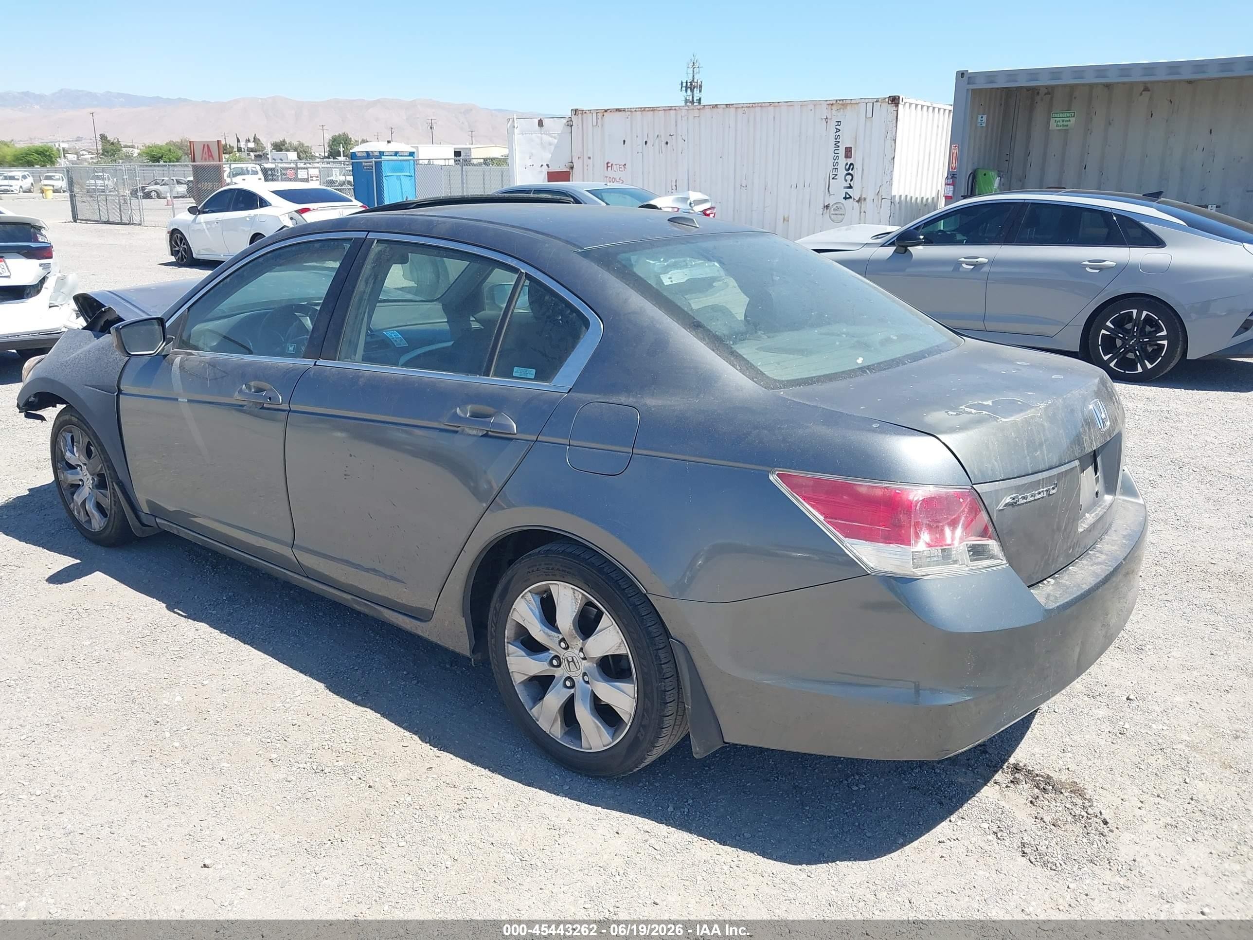 2008 Honda Accord 2.4 Ex-l Black vin: 1HGCP26818A047336