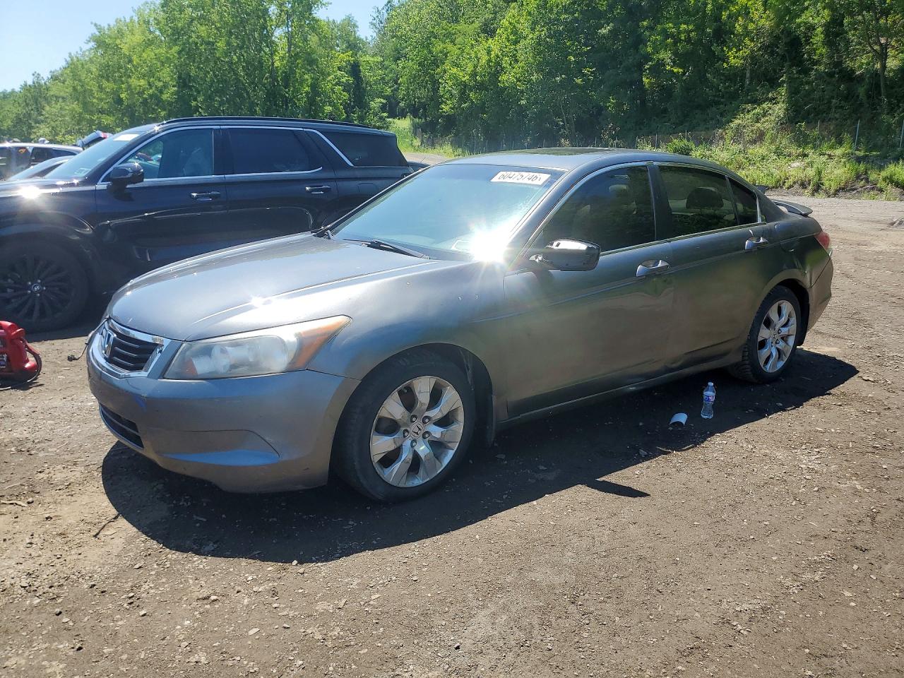 2008 Honda Accord Exl Gray vin: 1HGCP26818A047353