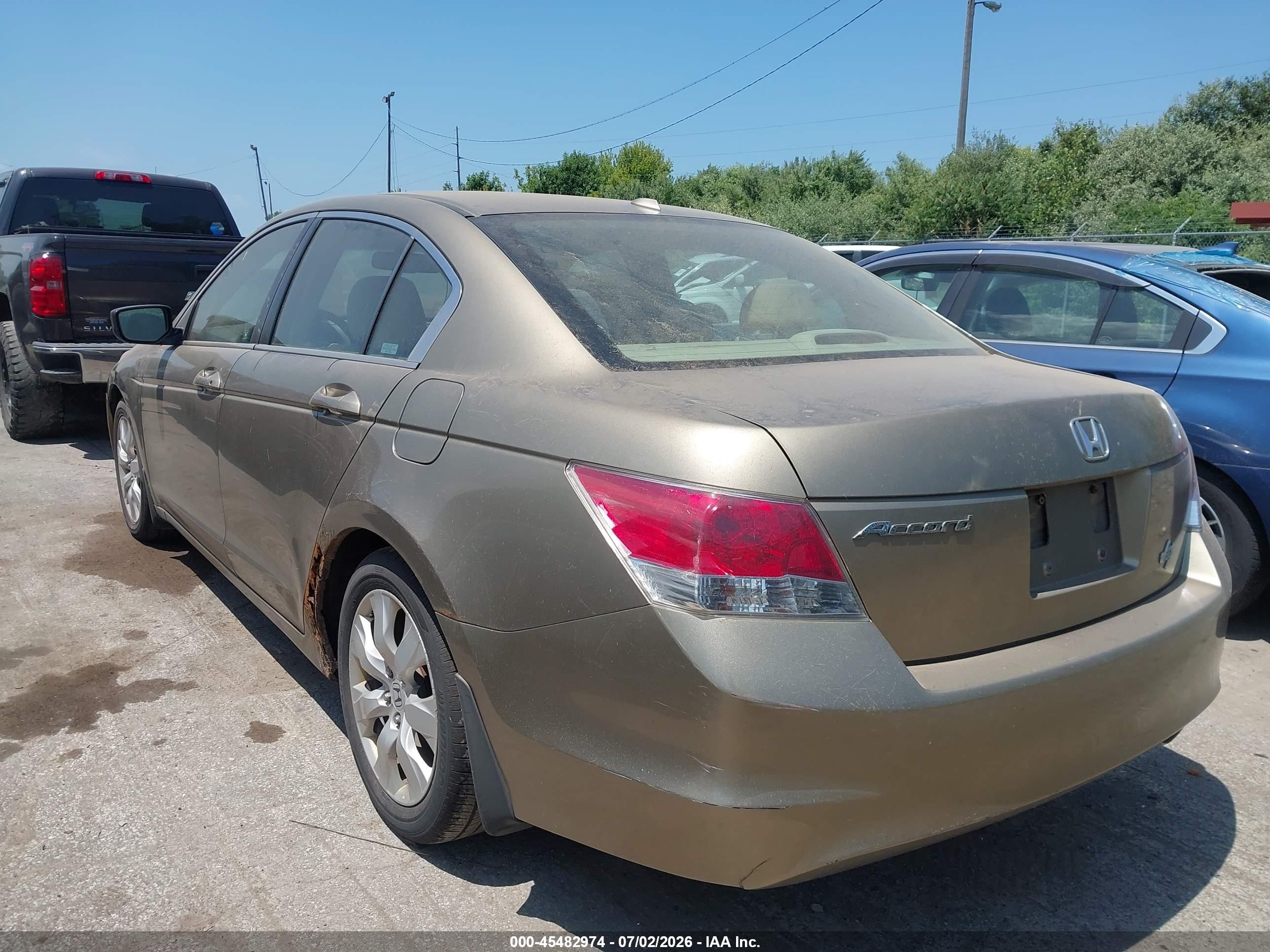 2008 Honda Accord 2.4 Ex-l Gold vin: 1HGCP26818A070177