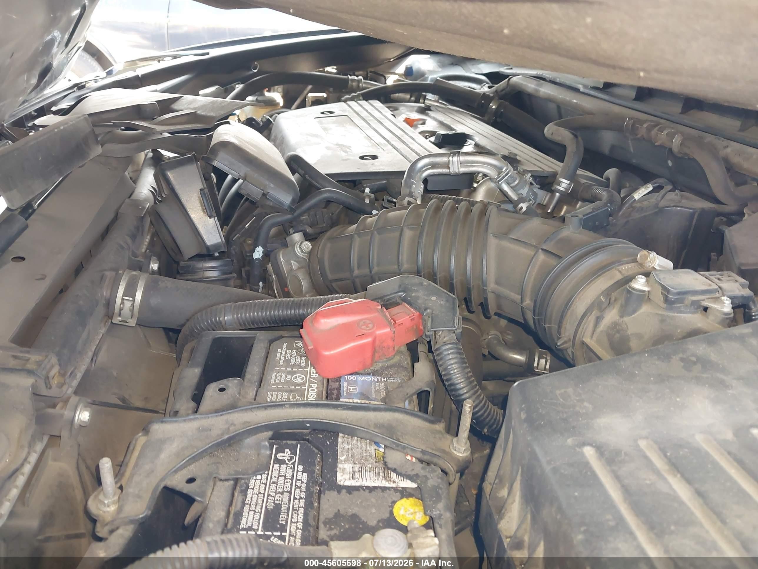2008 Honda Accord 2.4 Ex-l Black vin: 1HGCP26818A073158