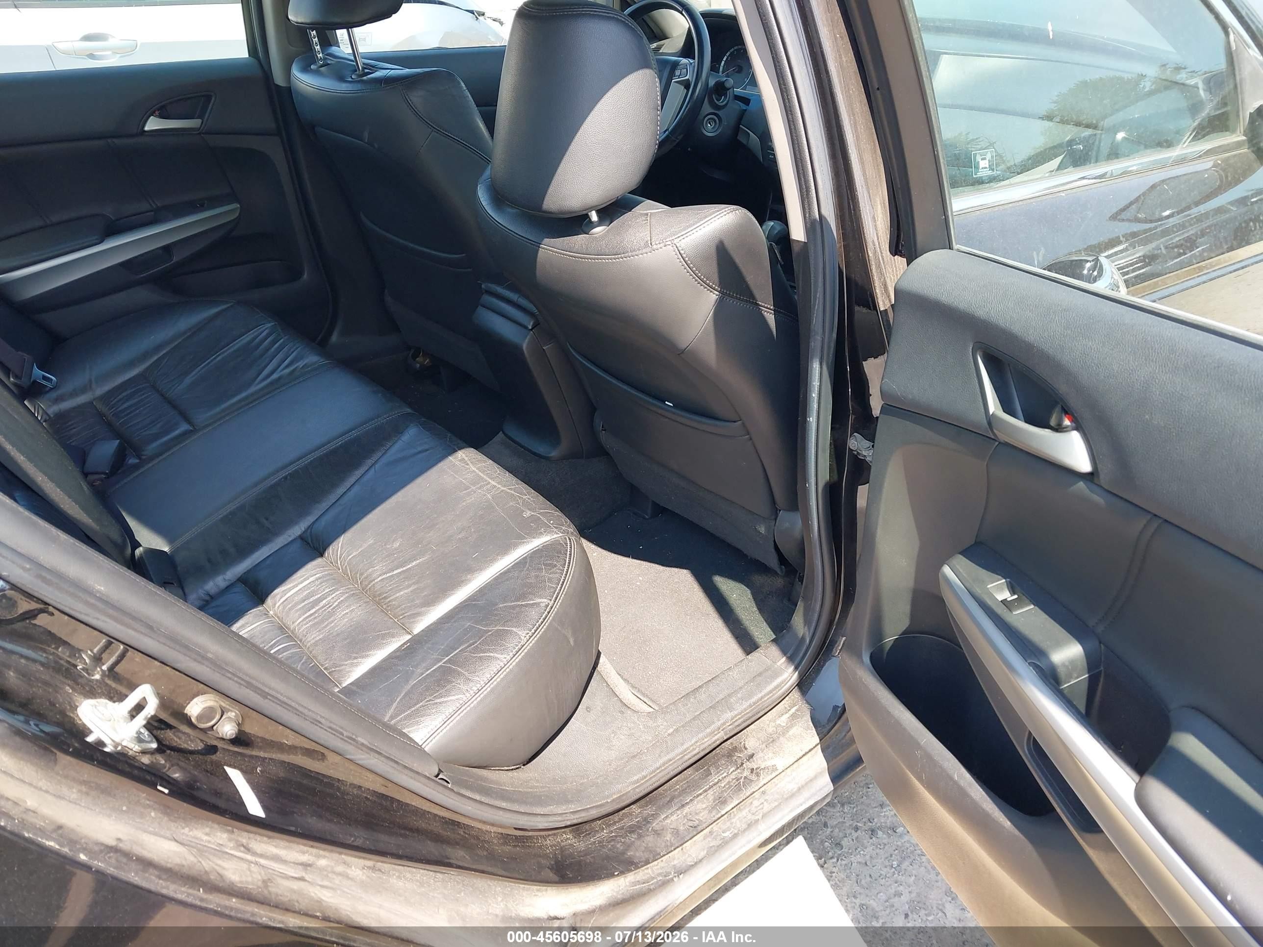 2008 Honda Accord 2.4 Ex-l Black vin: 1HGCP26818A073158
