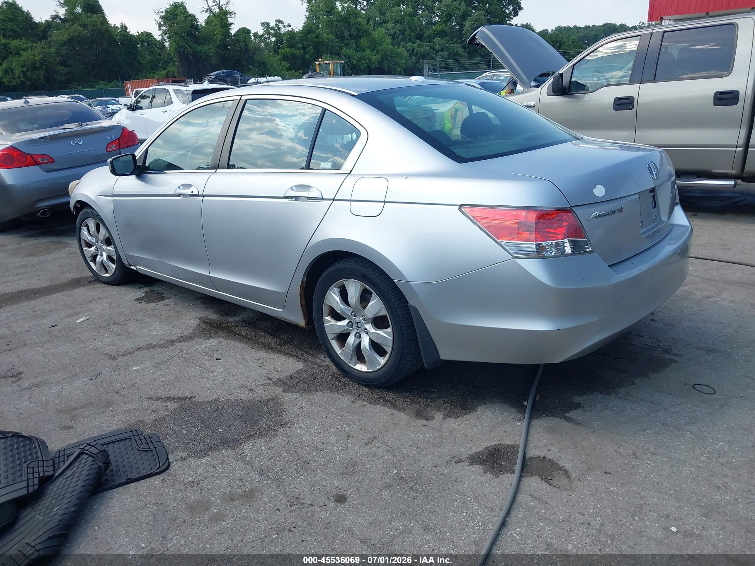 2008 Honda Accord 2.4 Ex-l Silver vin: 1HGCP26818A087397