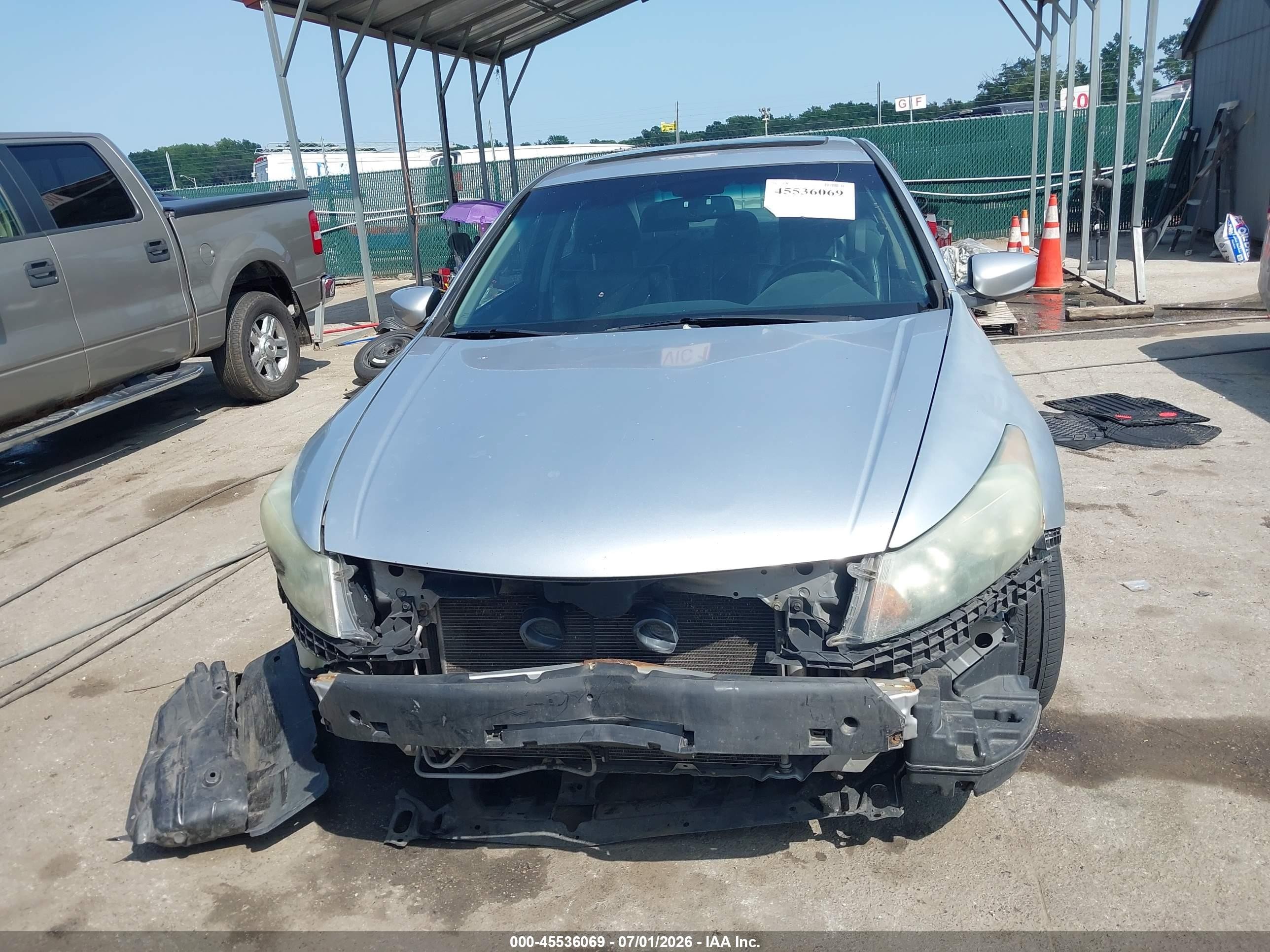 2008 Honda Accord 2.4 Ex-l Silver vin: 1HGCP26818A087397