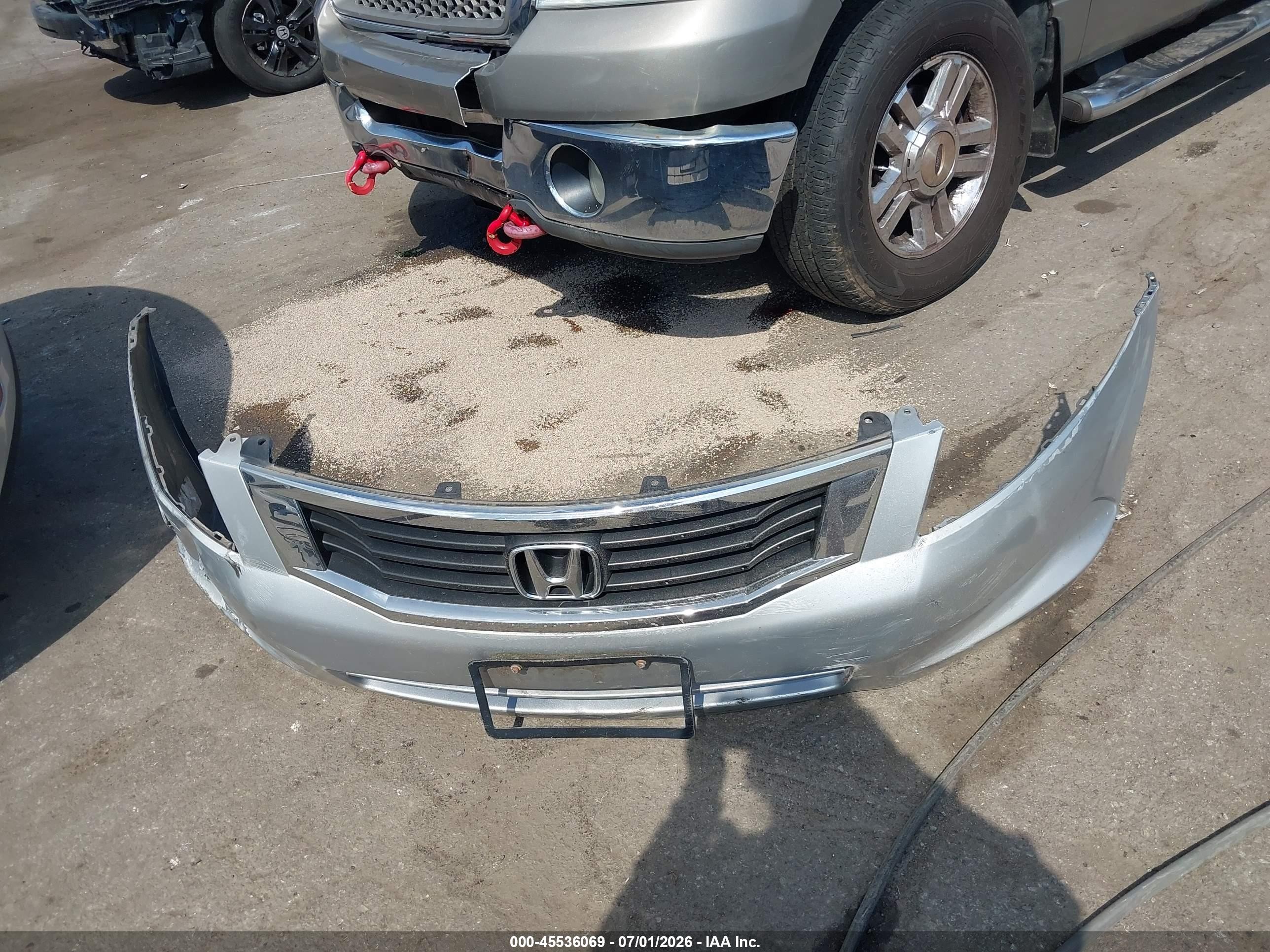 2008 Honda Accord 2.4 Ex-l Silver vin: 1HGCP26818A087397