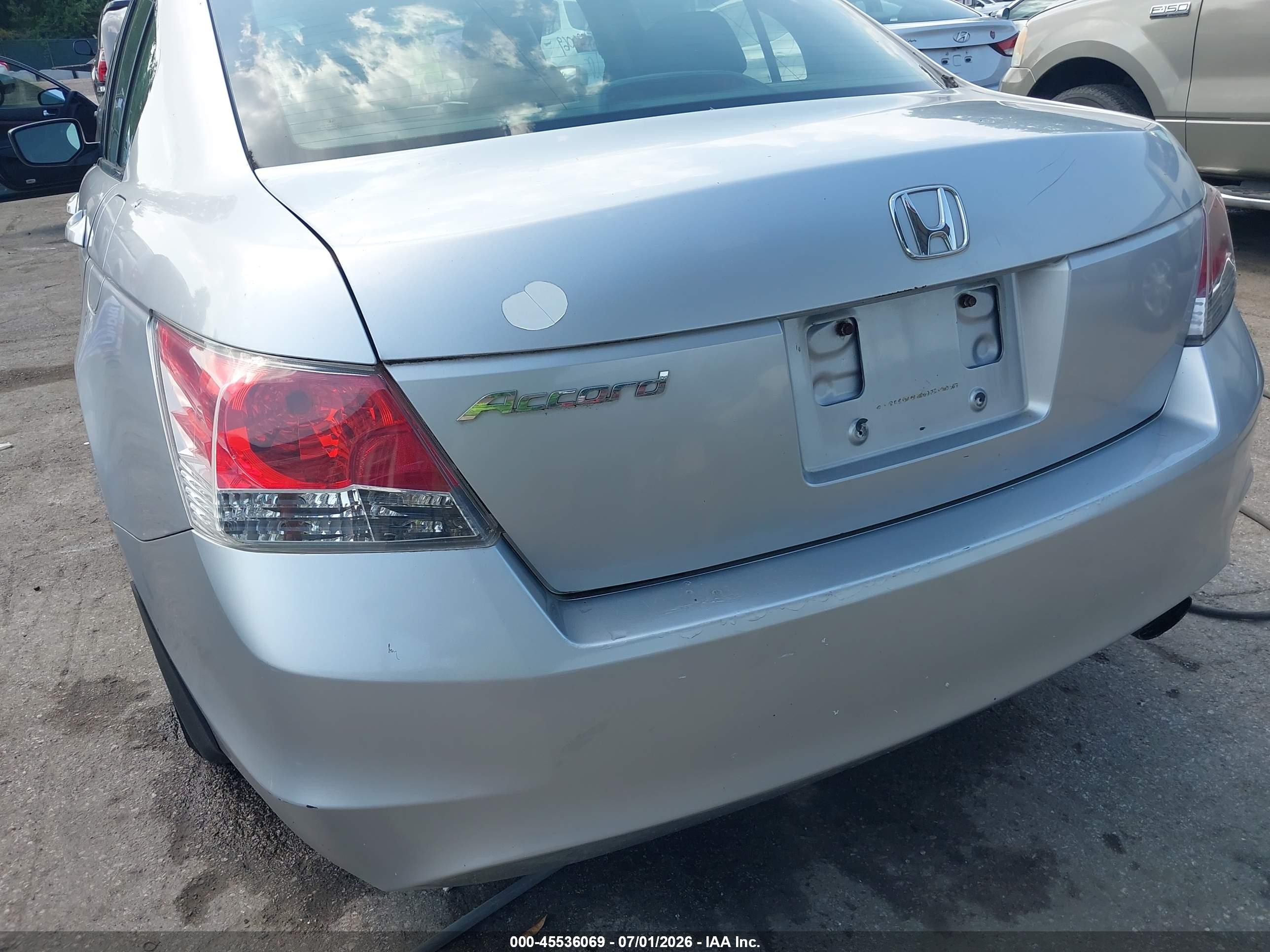 2008 Honda Accord 2.4 Ex-l Silver vin: 1HGCP26818A087397