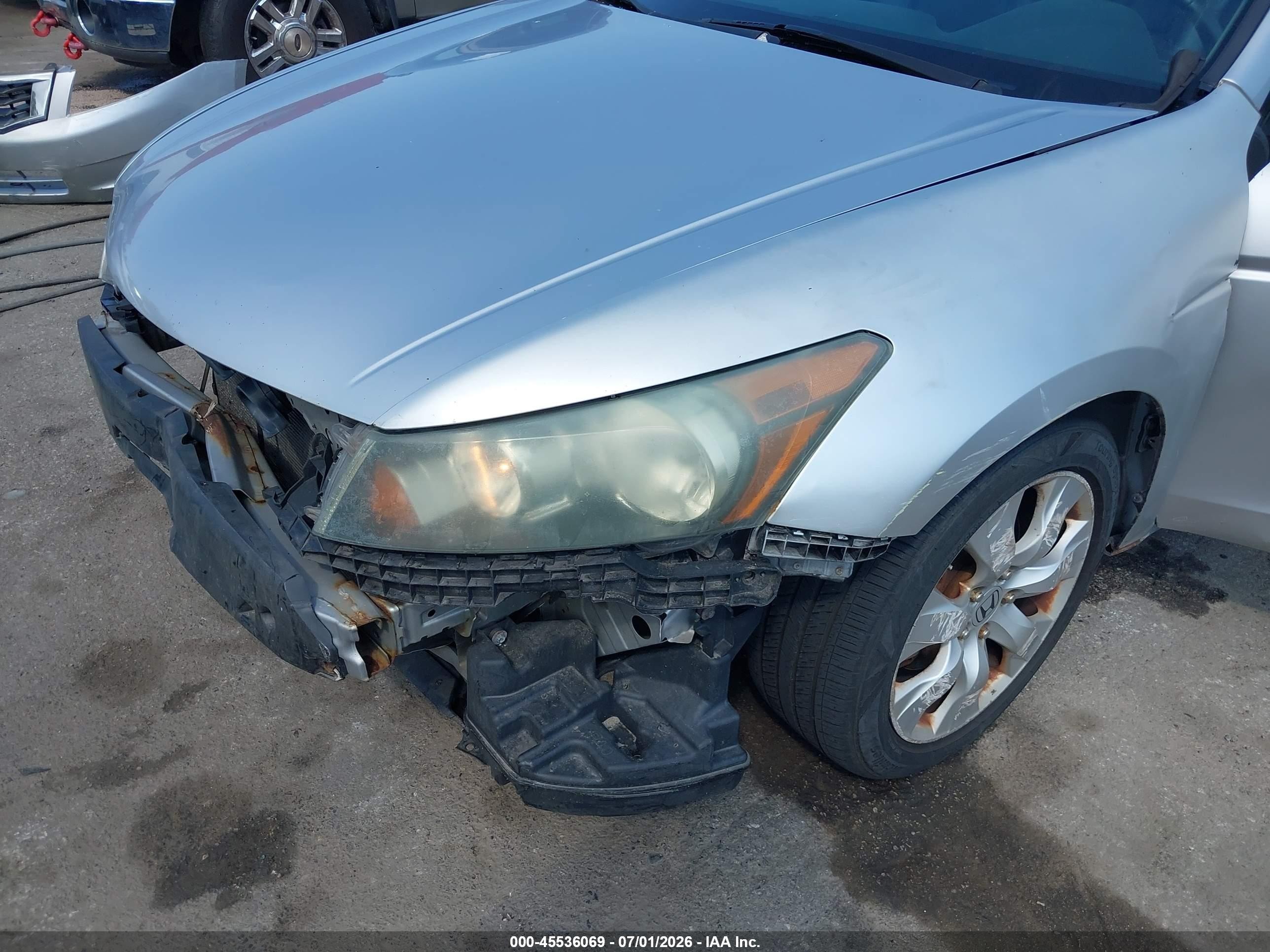 2008 Honda Accord 2.4 Ex-l Silver vin: 1HGCP26818A087397
