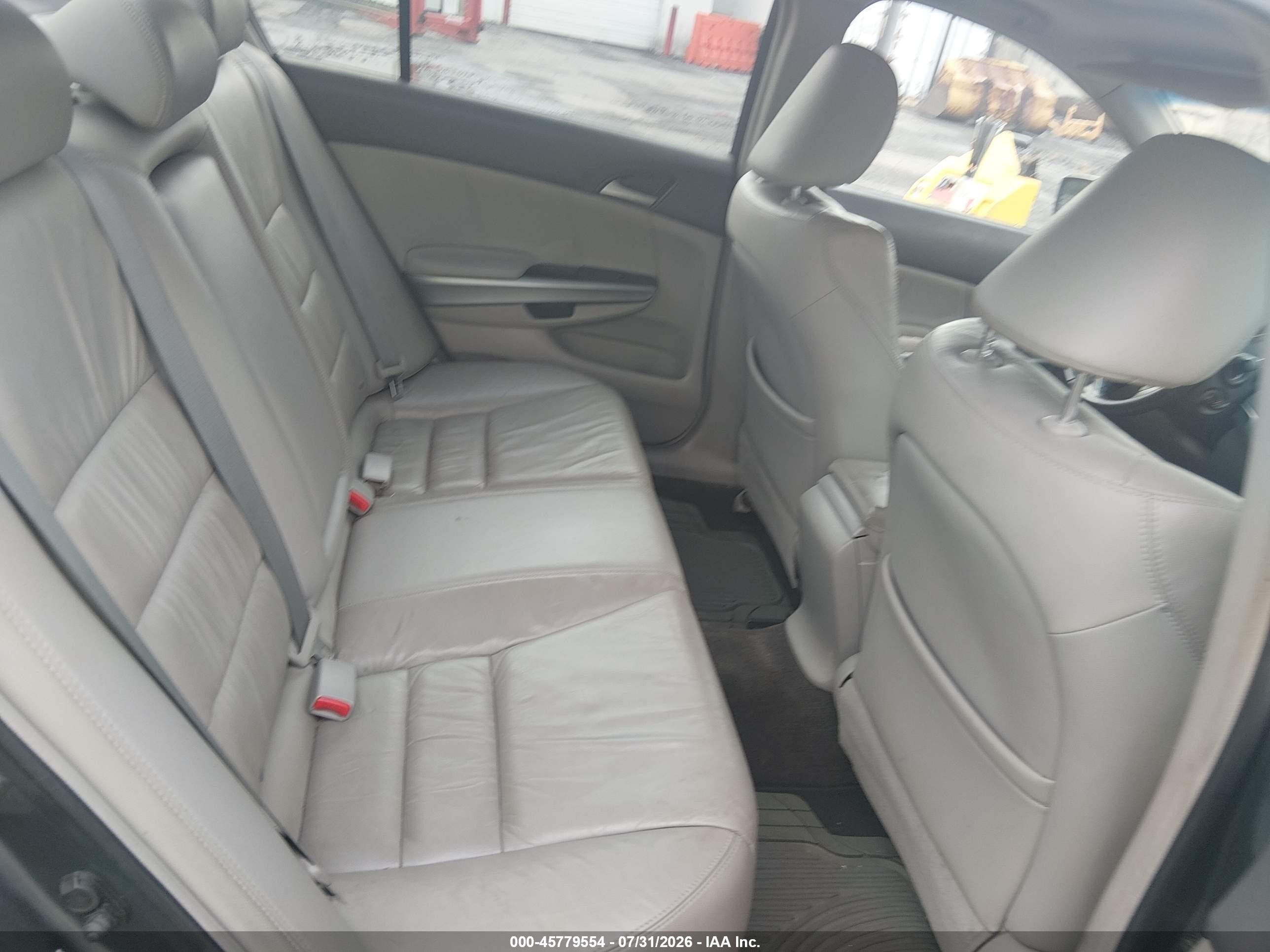 2008 Honda Accord 2.4 Ex-l Gray vin: 1HGCP26818A096598