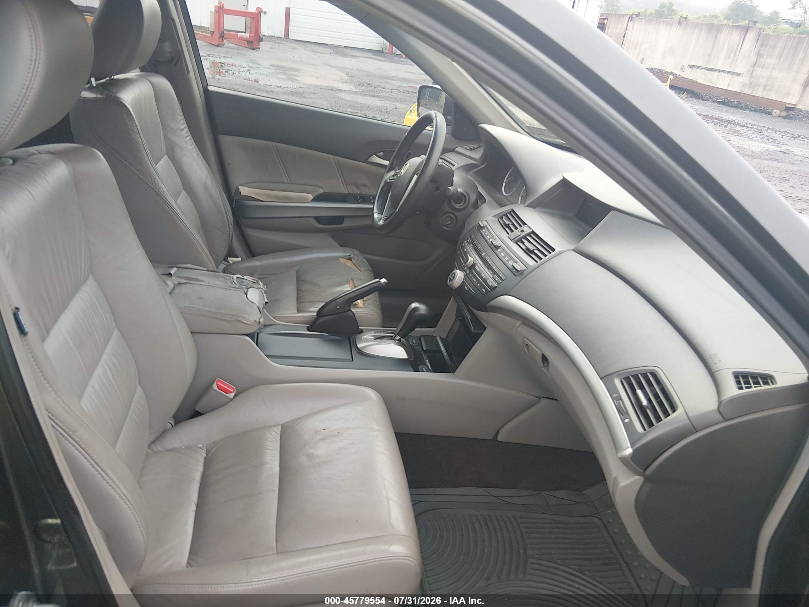 2008 Honda Accord 2.4 Ex-l Gray vin: 1HGCP26818A096598