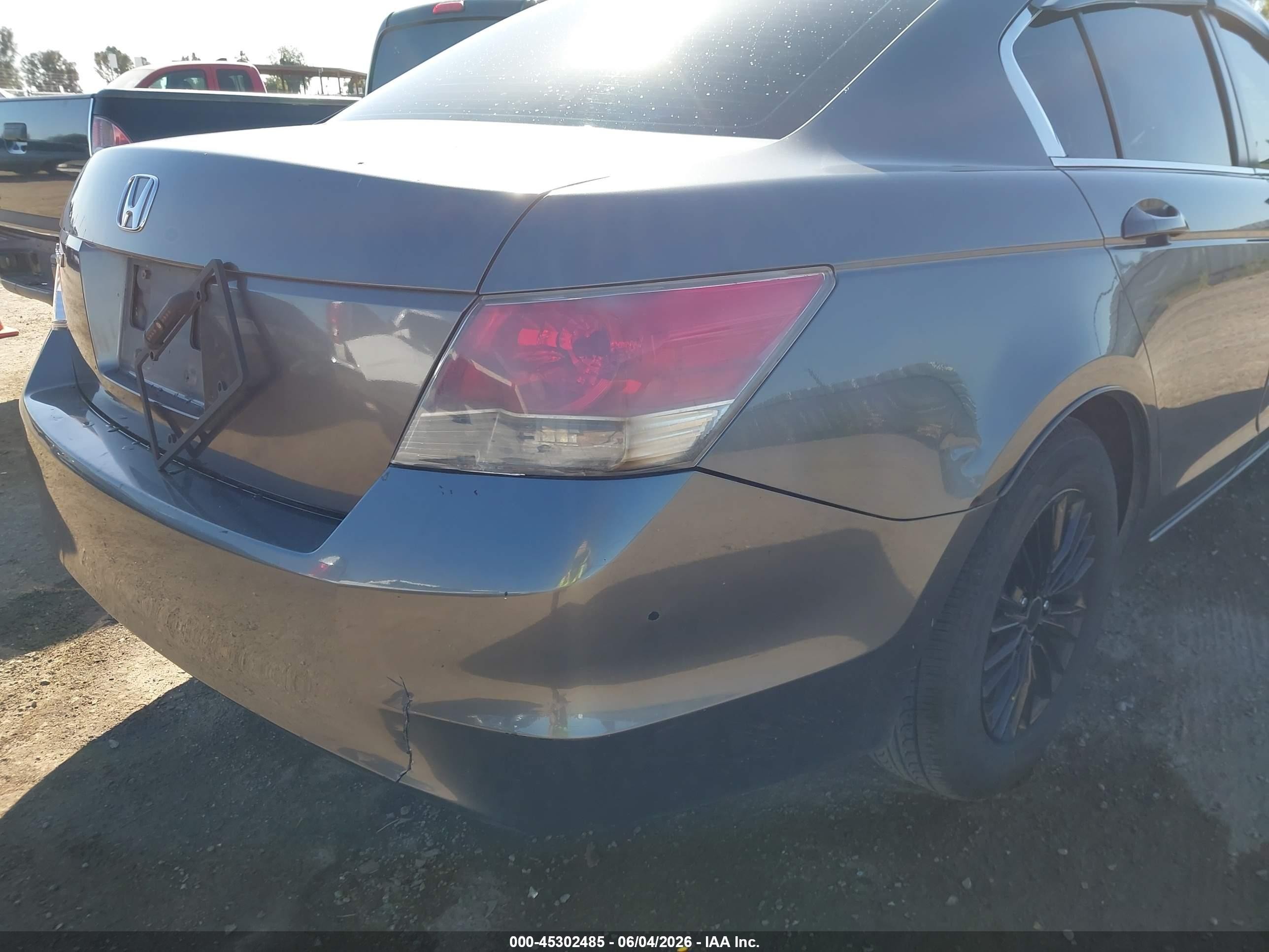 2008 Honda Accord 2.4 Ex-l Gray vin: 1HGCP26818A100620