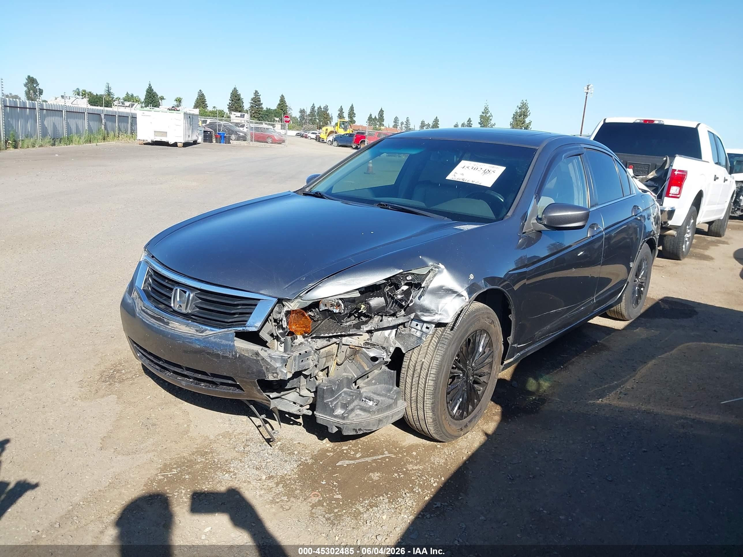 2008 Honda Accord 2.4 Ex-l Gray vin: 1HGCP26818A100620