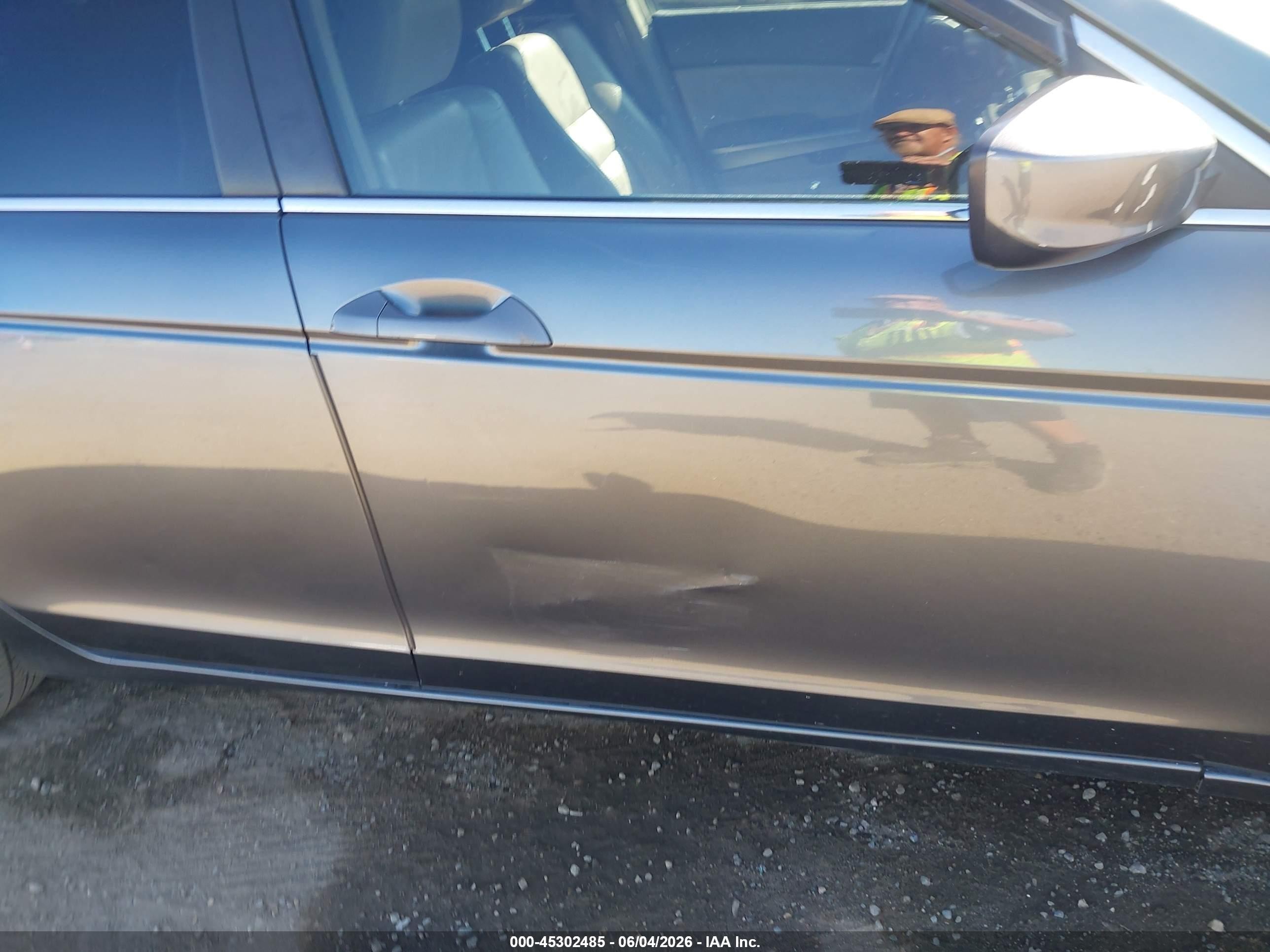 2008 Honda Accord 2.4 Ex-l Gray vin: 1HGCP26818A100620