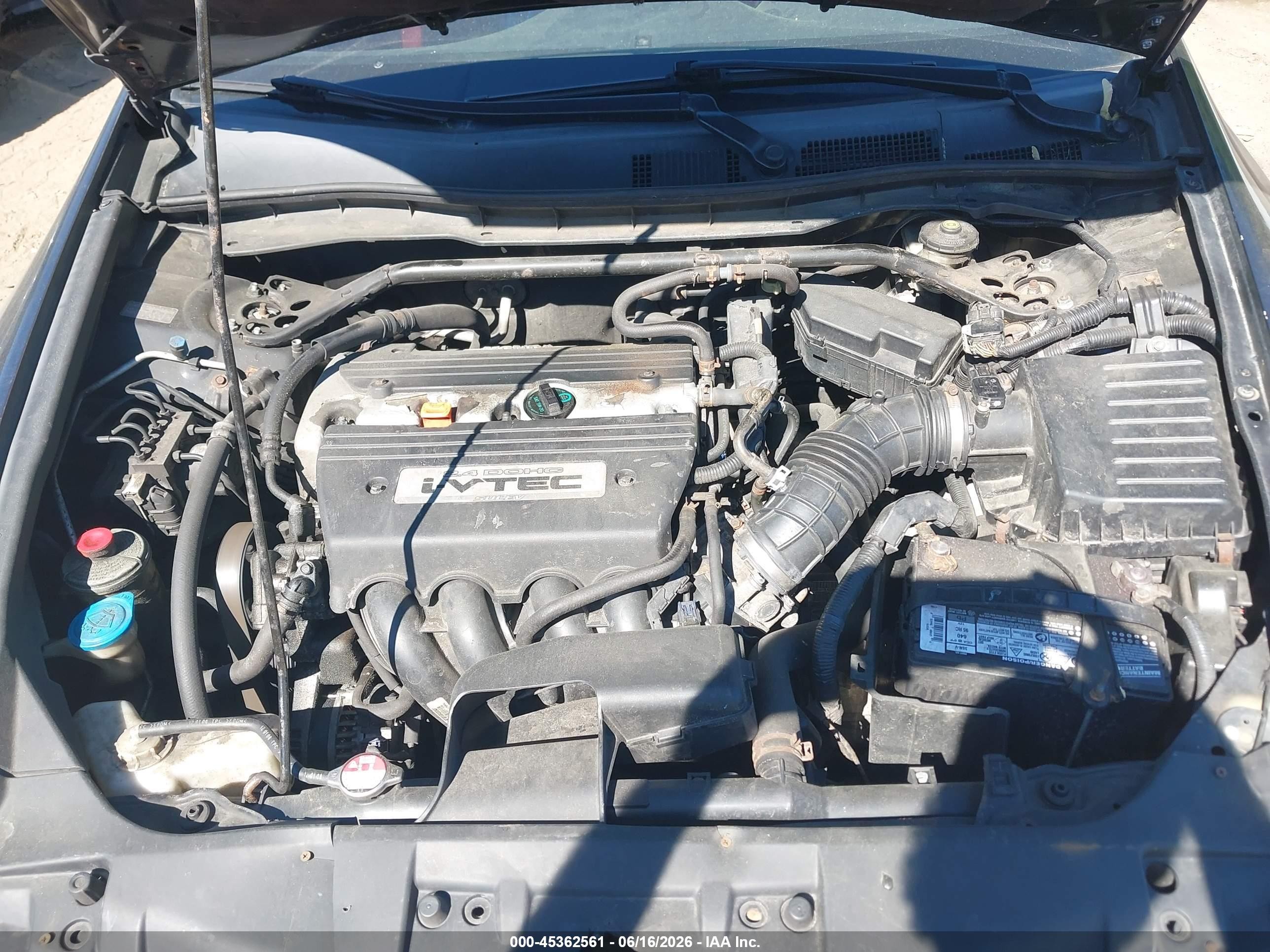 2008 Honda Accord 2.4 Ex-l Black vin: 1HGCP26818A115327