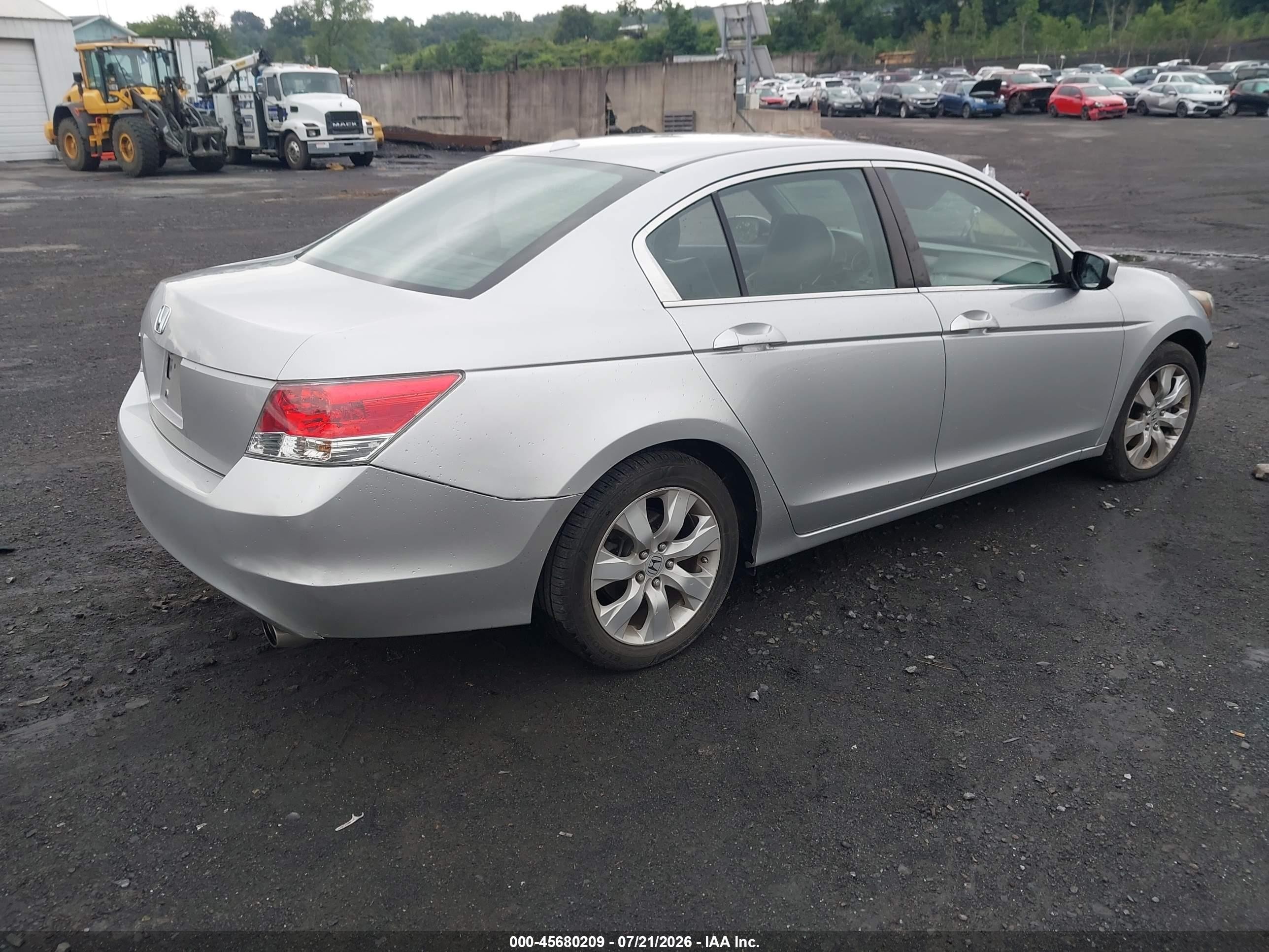 2008 Honda Accord 2.4 Ex-l Silver vin: 1HGCP26818A145251
