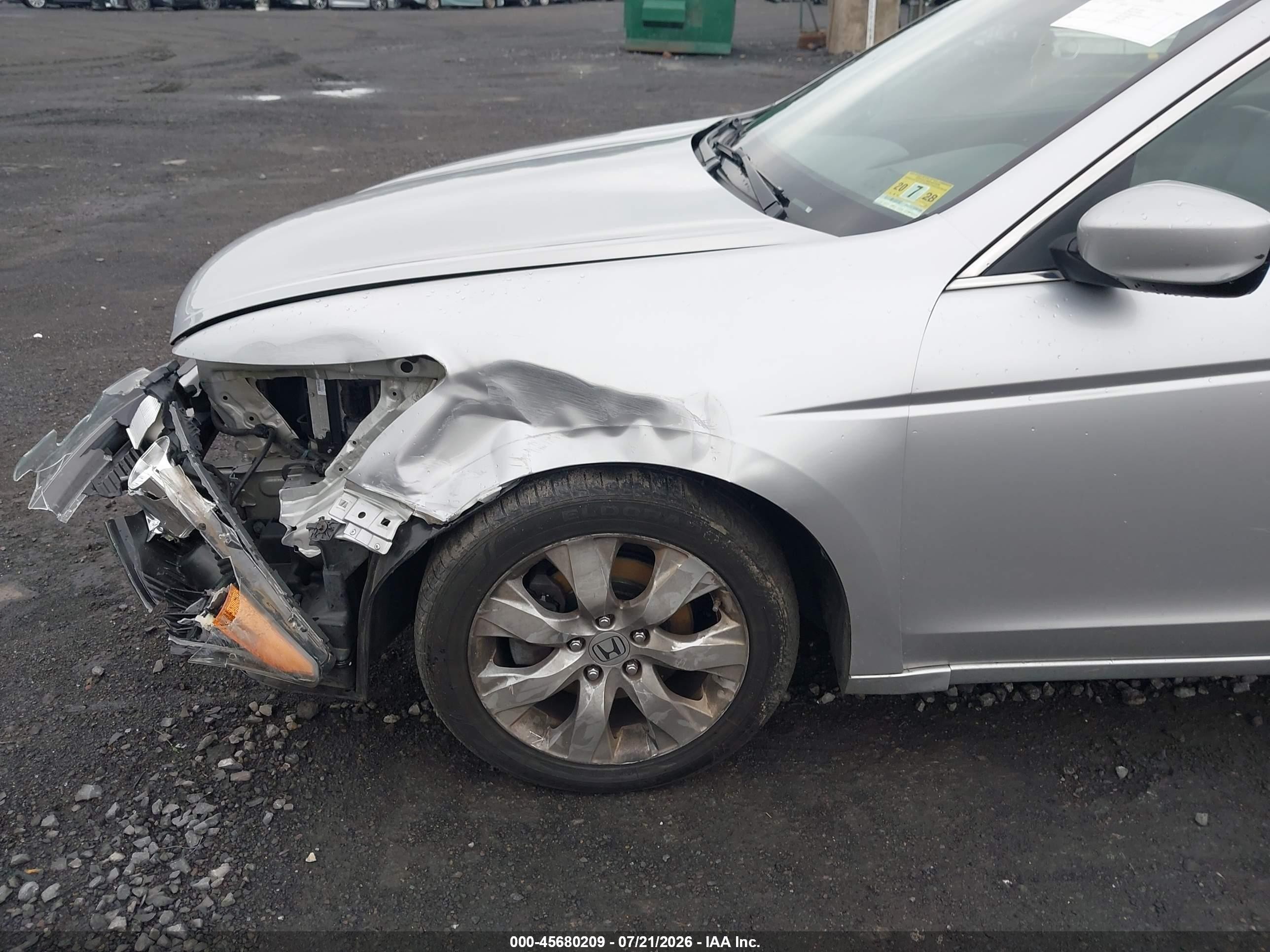 2008 Honda Accord 2.4 Ex-l Silver vin: 1HGCP26818A145251