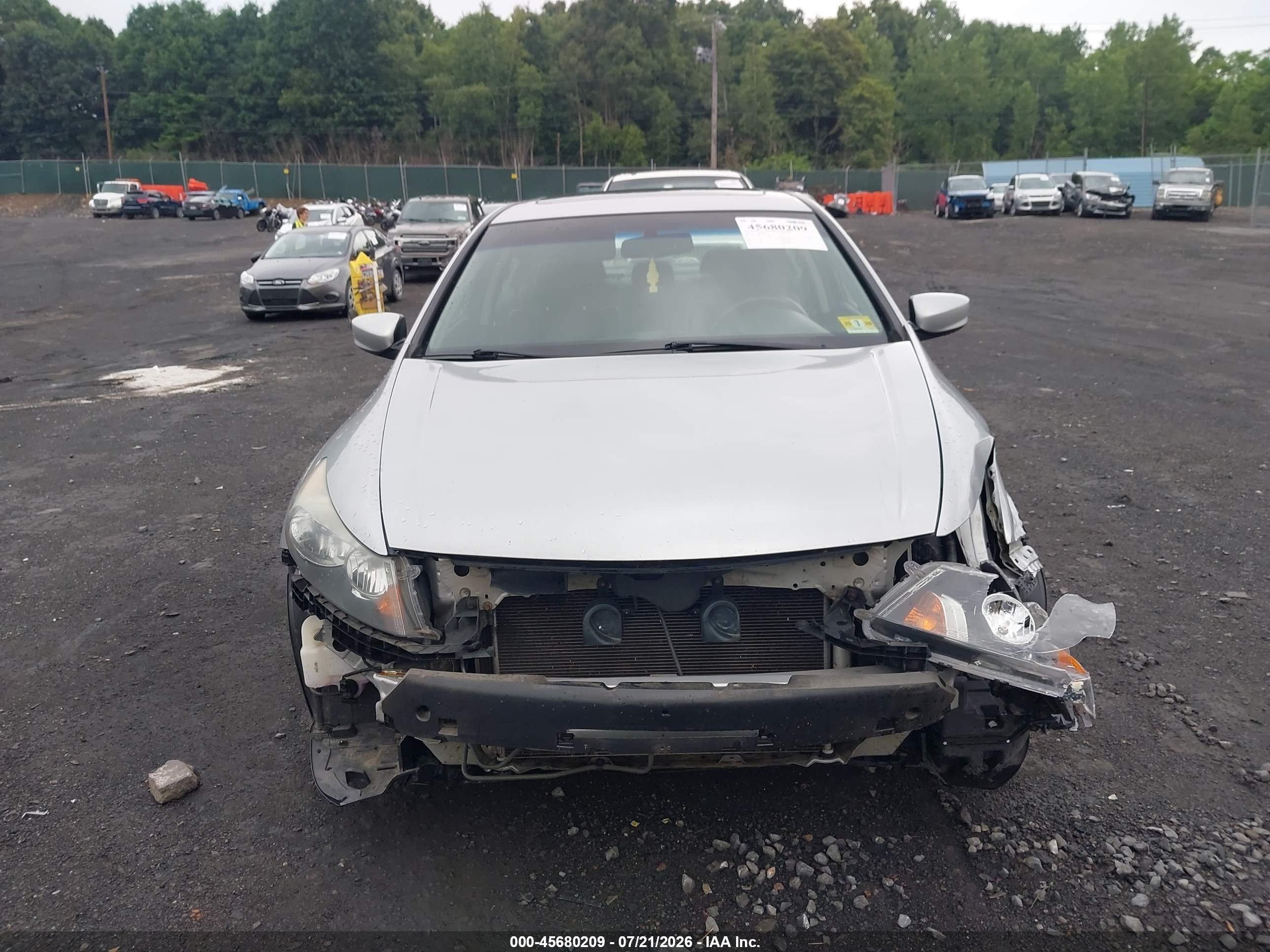 2008 Honda Accord 2.4 Ex-l Silver vin: 1HGCP26818A145251