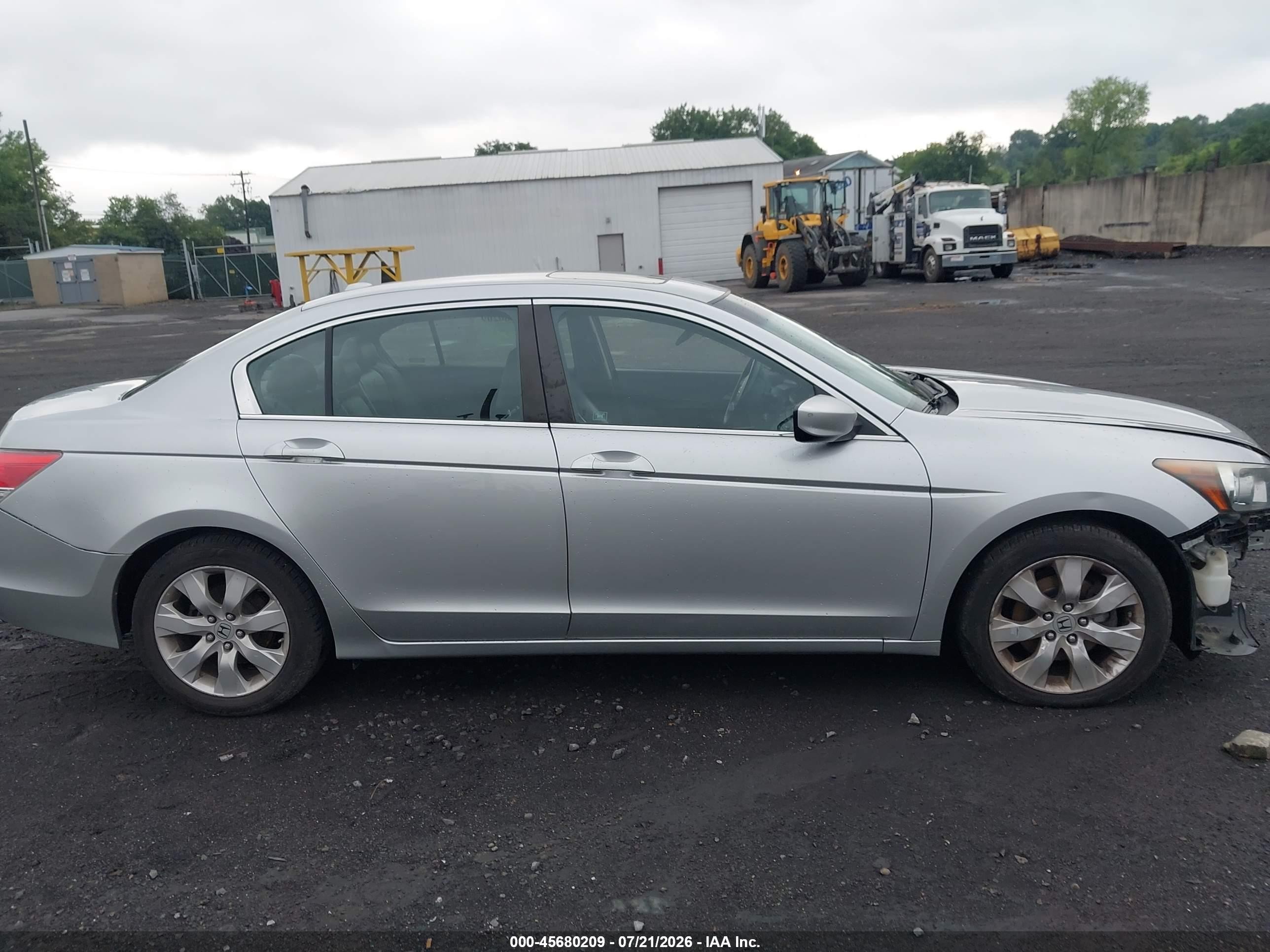 2008 Honda Accord 2.4 Ex-l Silver vin: 1HGCP26818A145251