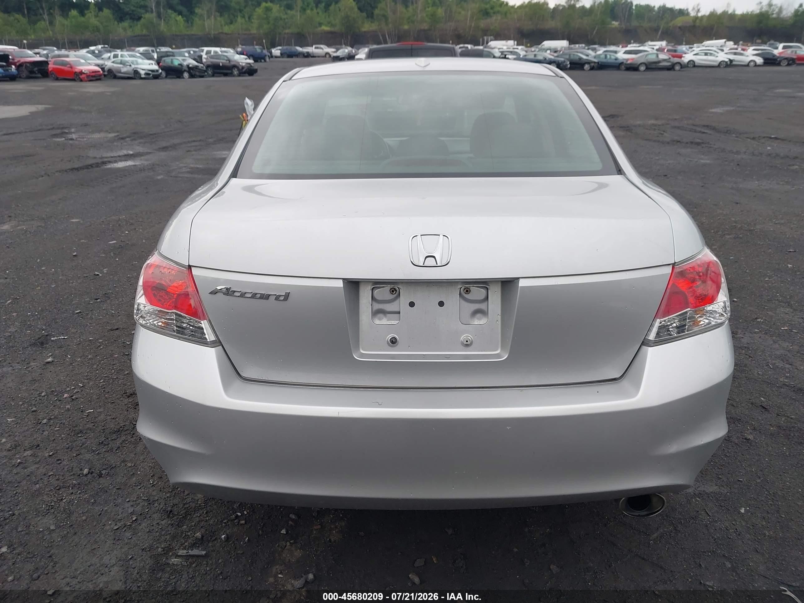 2008 Honda Accord 2.4 Ex-l Silver vin: 1HGCP26818A145251