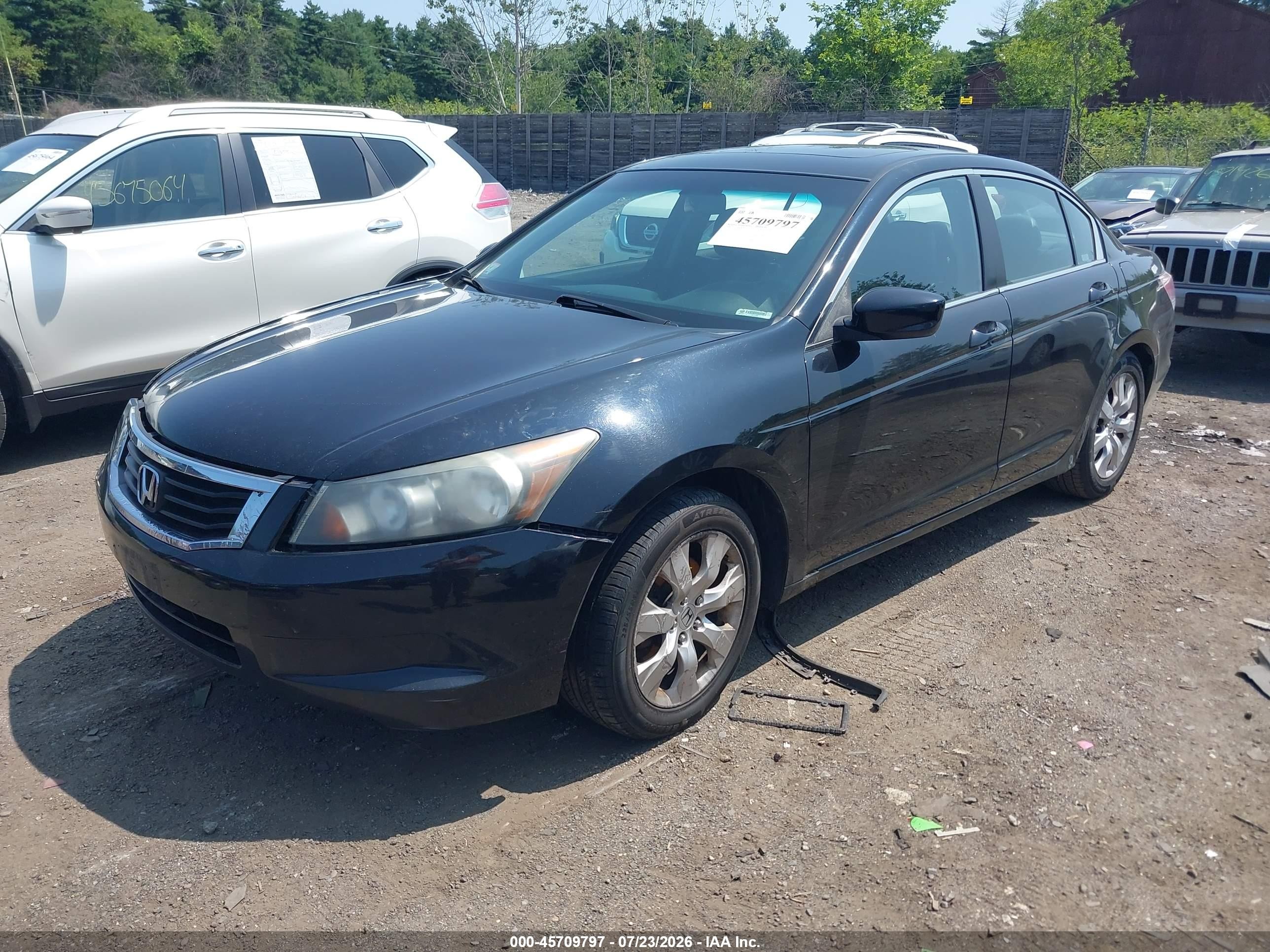 2008 Honda Accord 2.4 Ex-l Черный vin: 1HGCP26818A148036