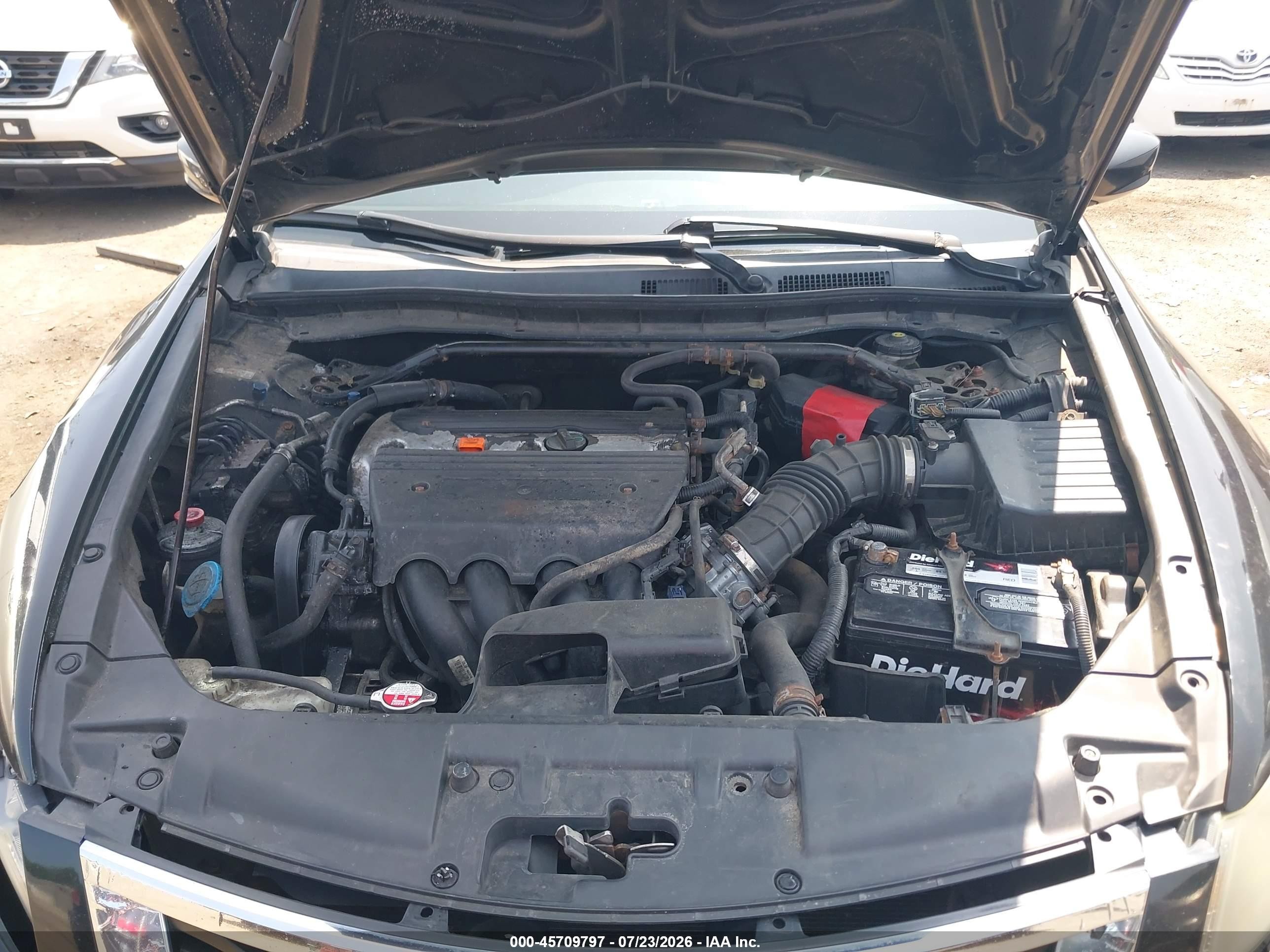 2008 Honda Accord 2.4 Ex-l Черный vin: 1HGCP26818A148036