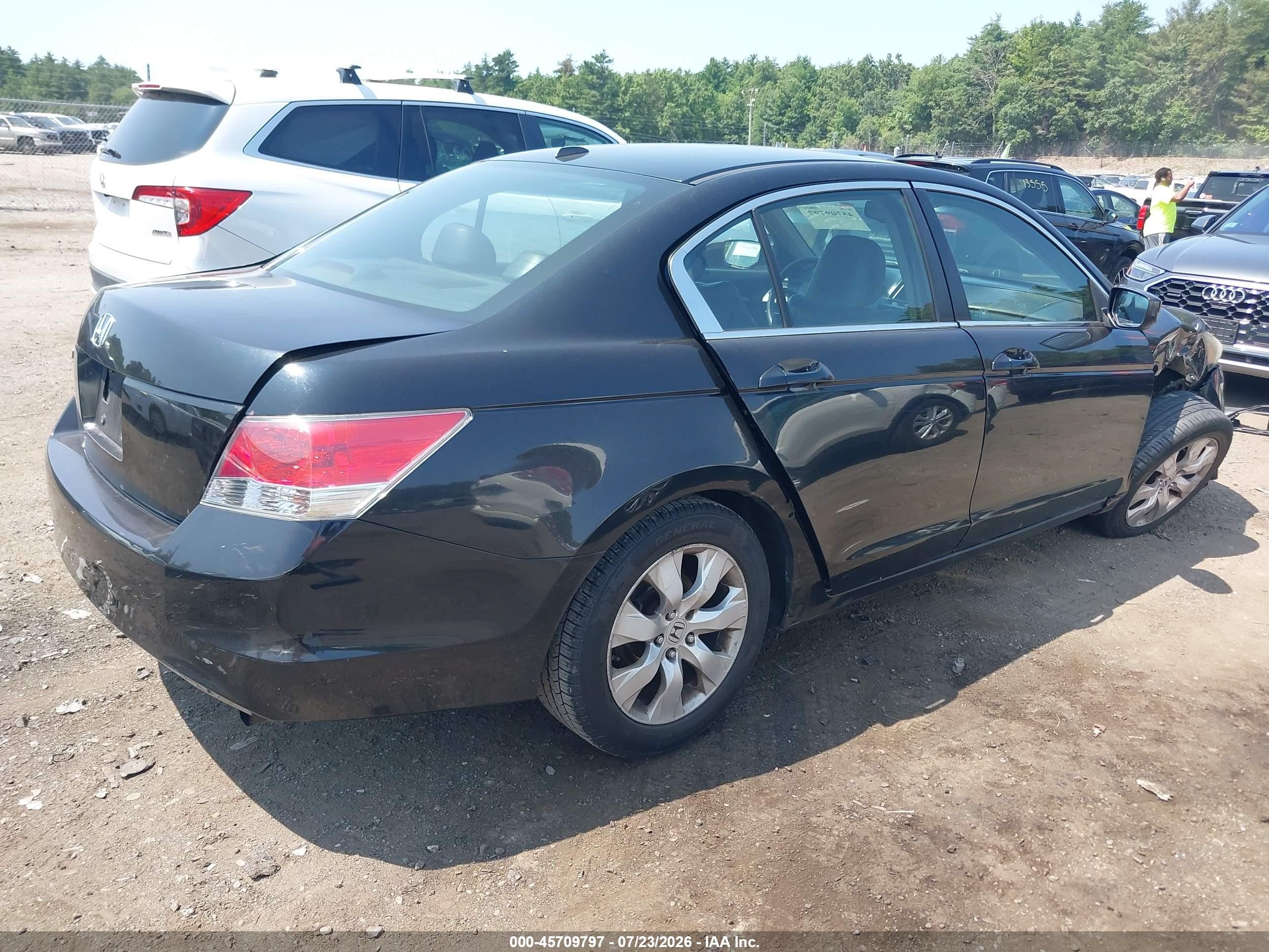 2008 Honda Accord 2.4 Ex-l Черный vin: 1HGCP26818A148036