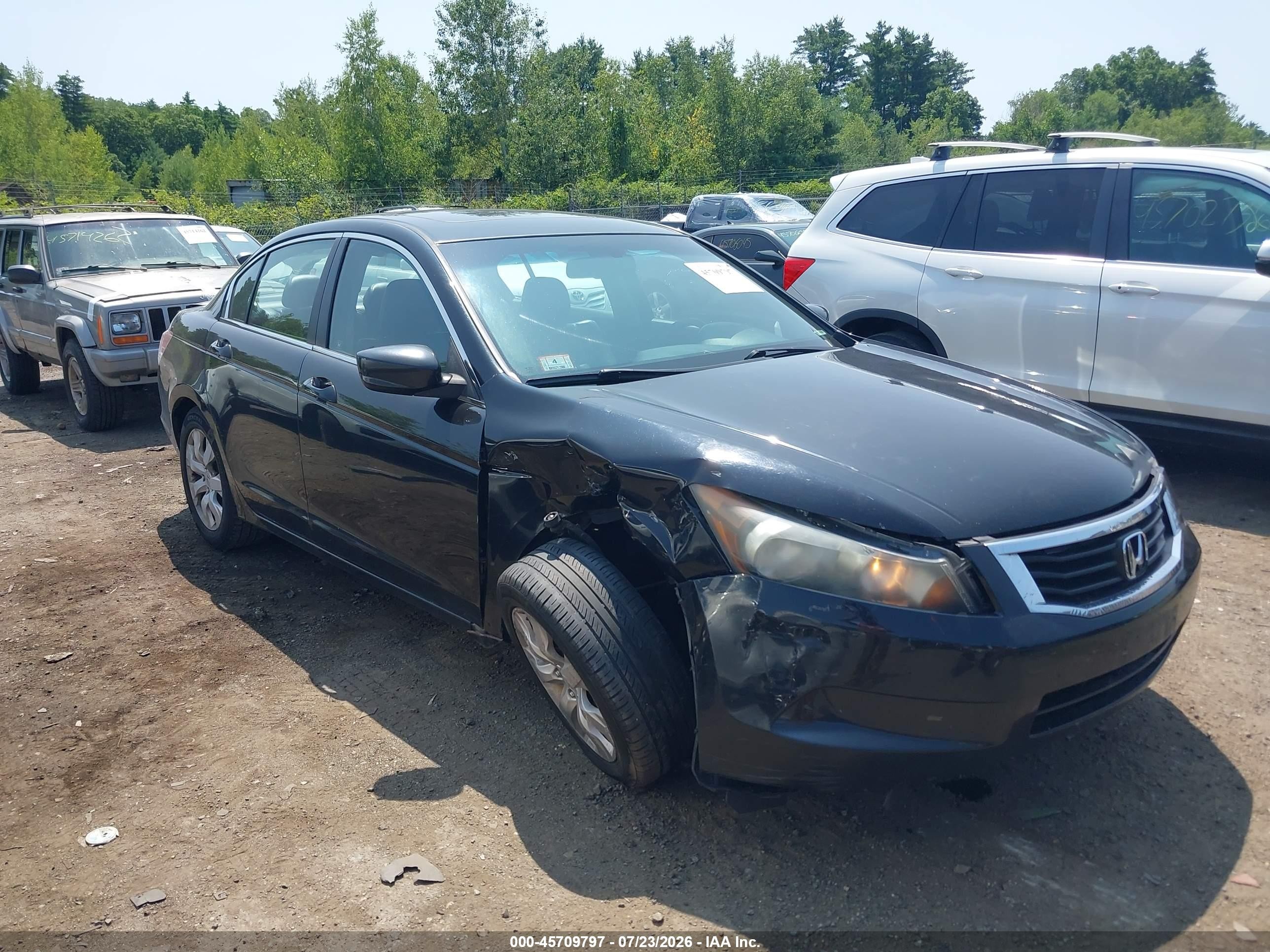 2008 Honda Accord 2.4 Ex-l Черный vin: 1HGCP26818A148036