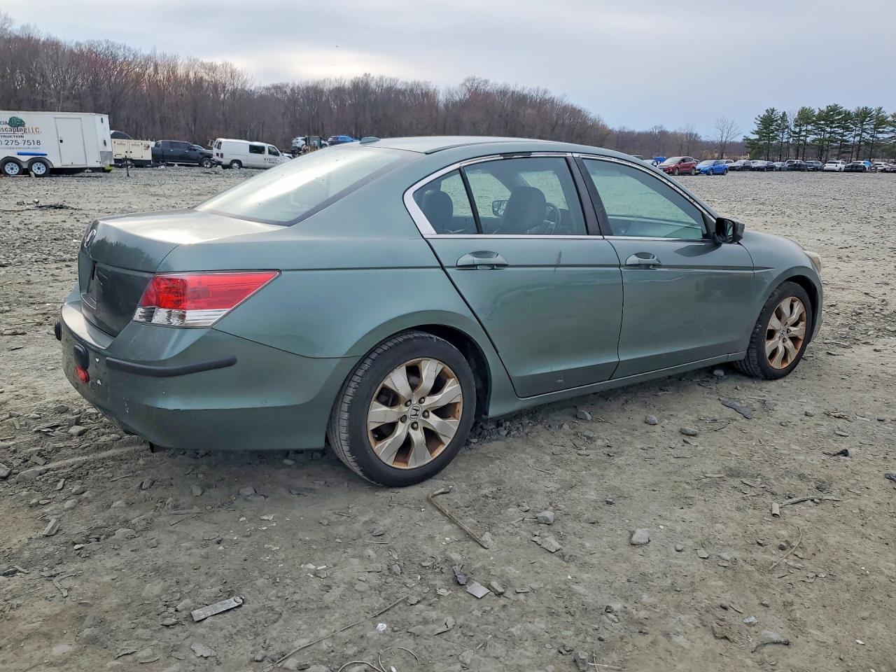 2009 Honda Accord Exl Зеленый vin: 1HGCP26819A000566