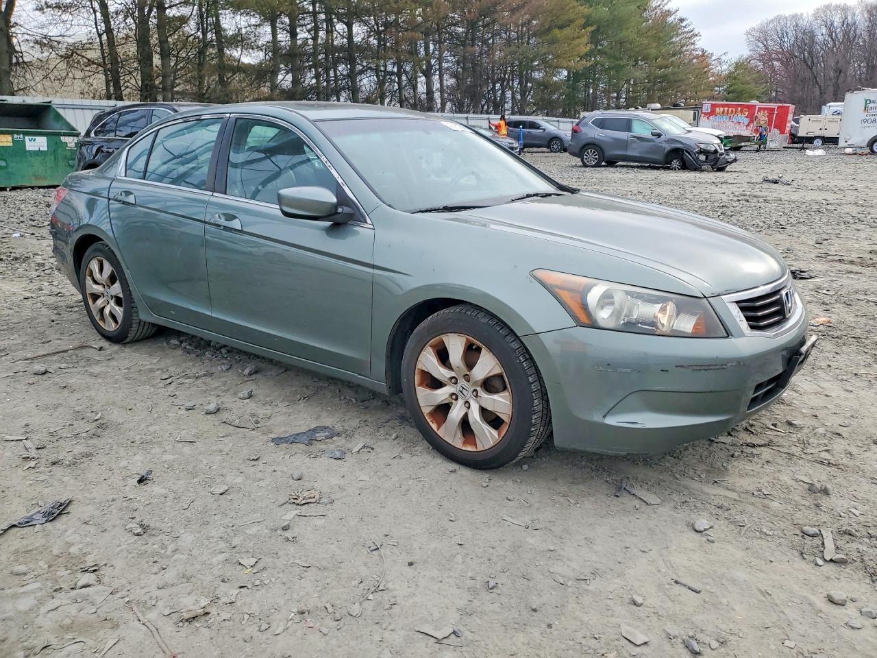 2009 Honda Accord Exl Зеленый vin: 1HGCP26819A000566