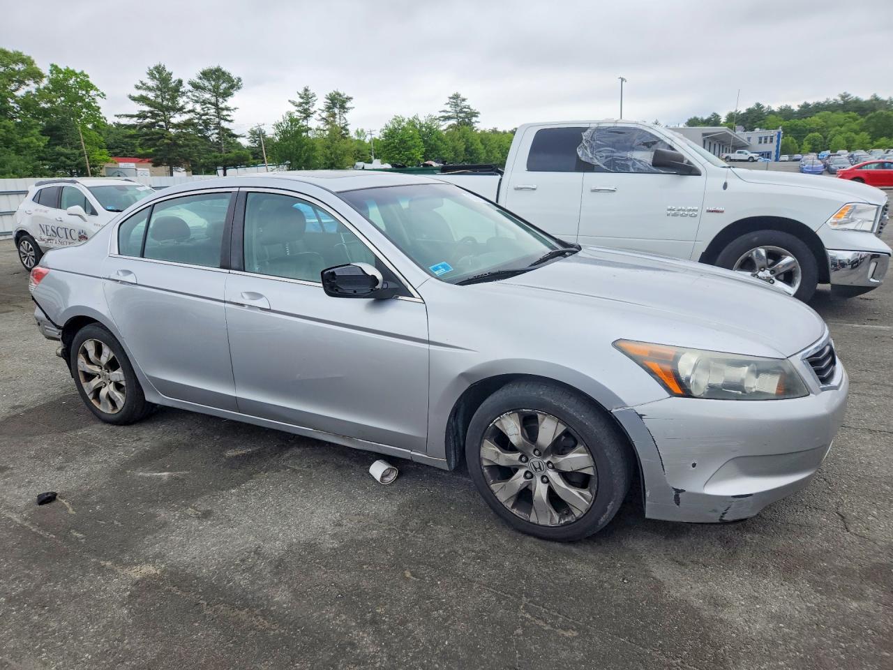2009 Honda Accord Exl Silver vin: 1HGCP26819A007338