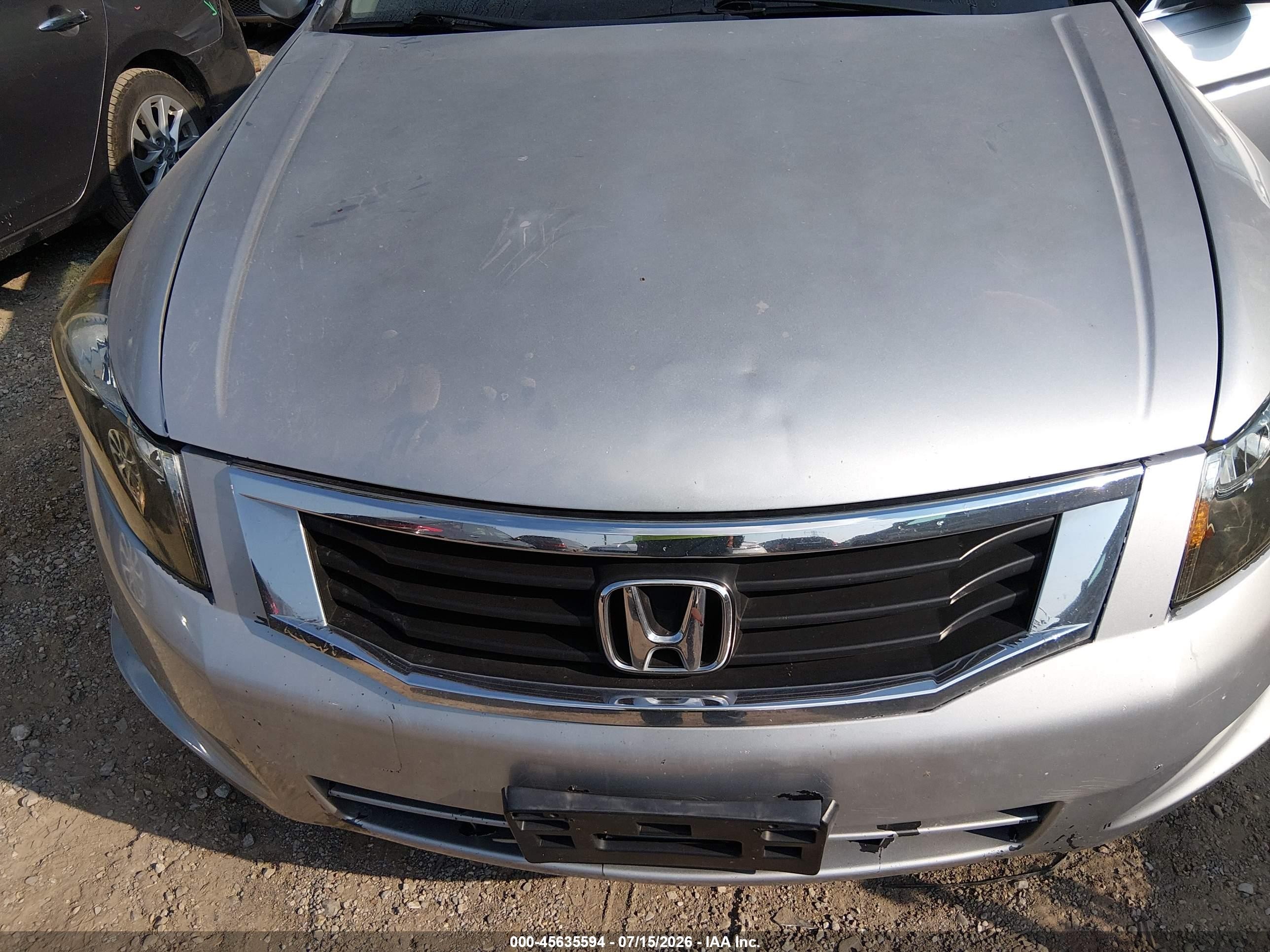 2009 Honda Accord 2.4 Ex-l Silver vin: 1HGCP26819A015696