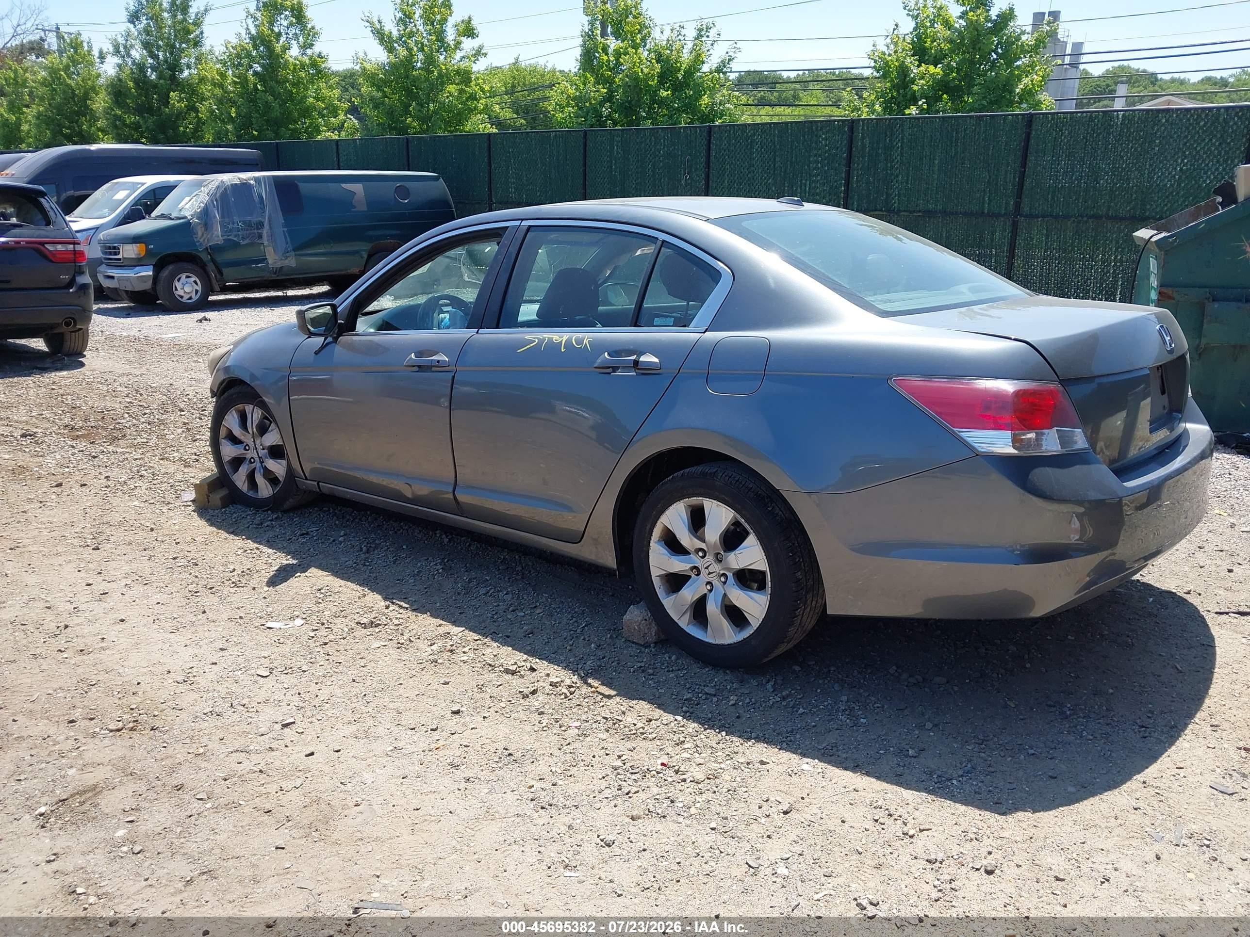 2009 Honda Accord 2.4 Ex-l Gray vin: 1HGCP26819A051274