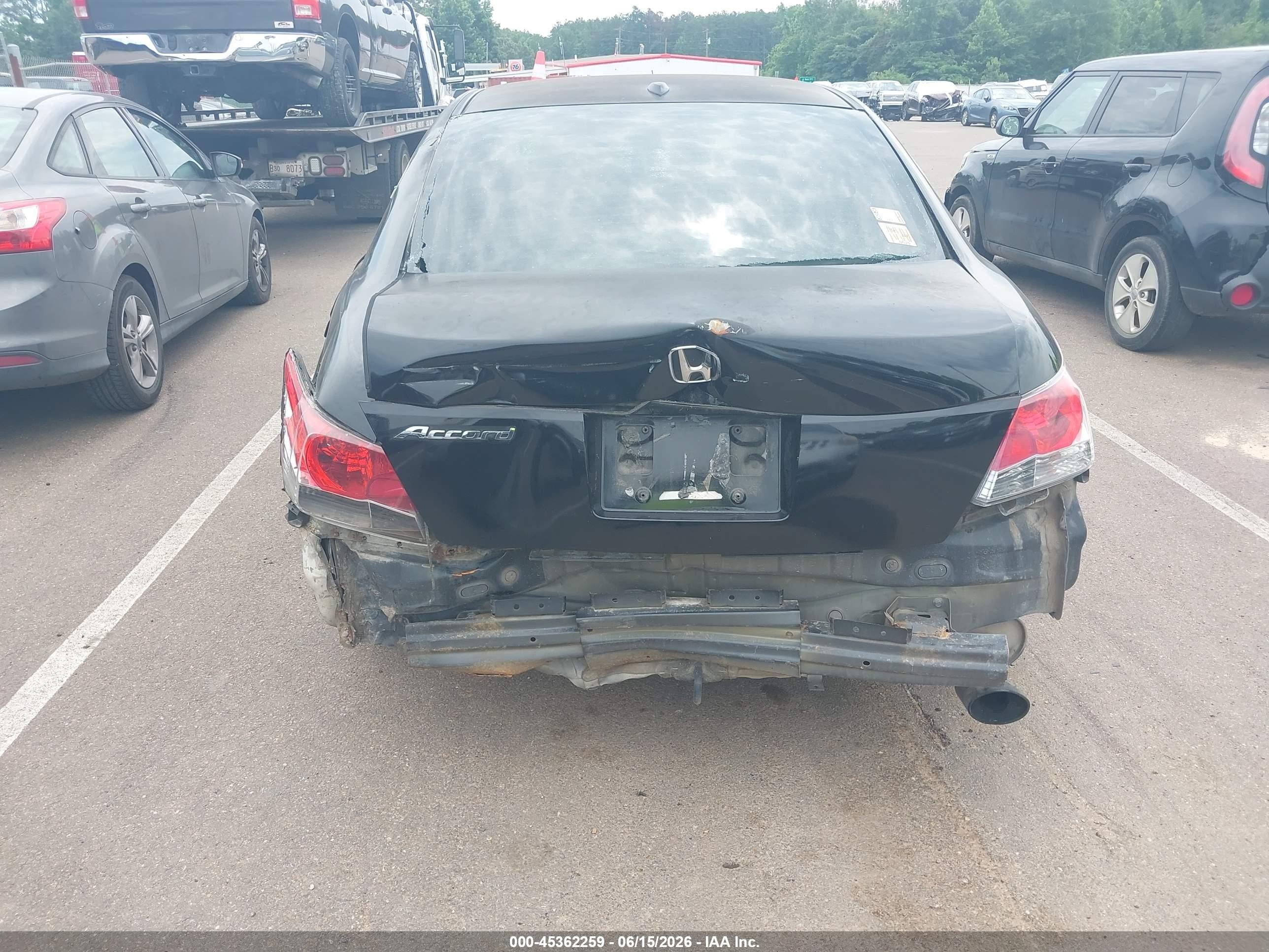 2009 Honda Accord 2.4 Ex-l Black vin: 1HGCP26819A106757