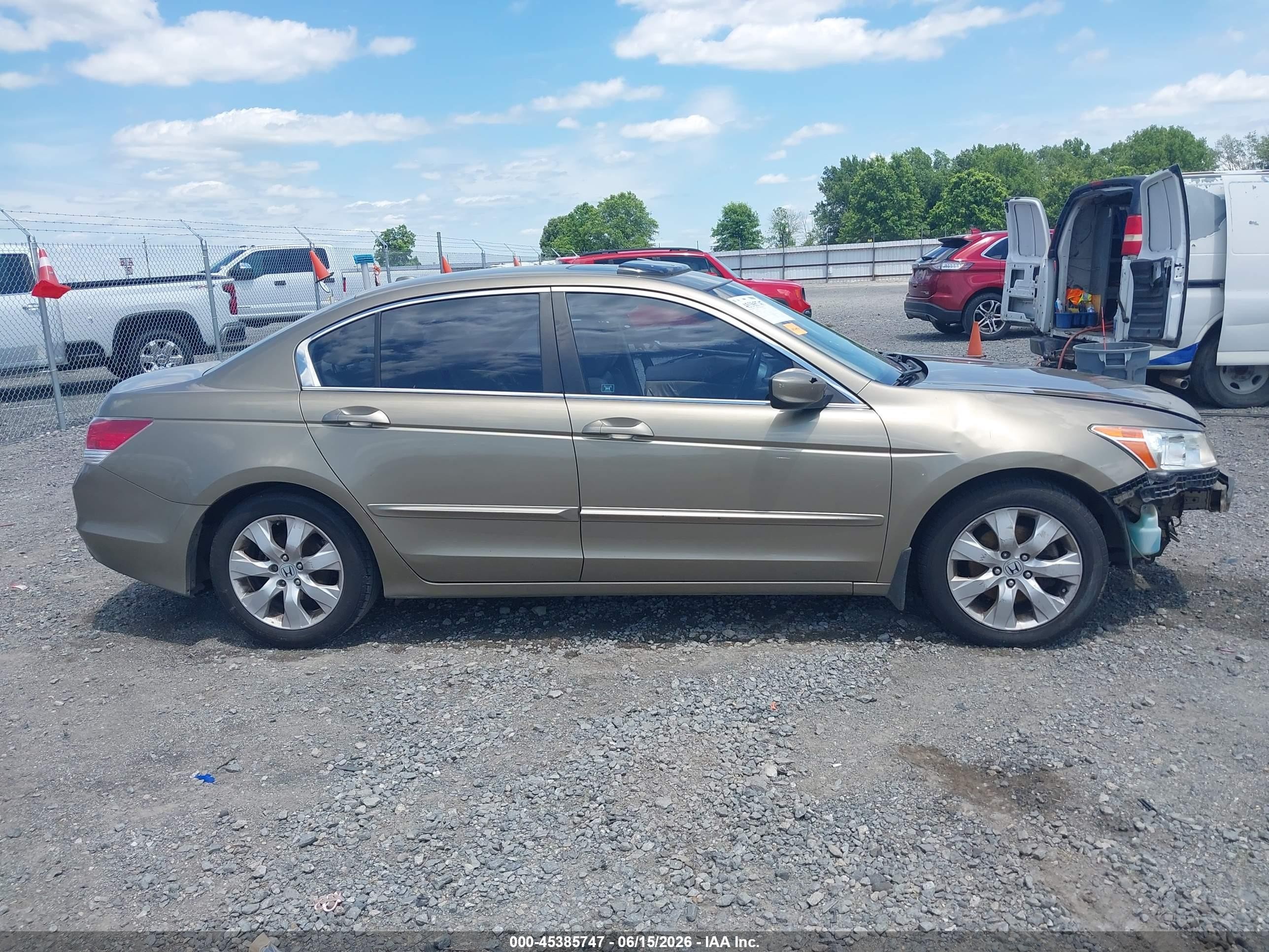 2009 Honda Accord 2.4 Ex-l Золотой vin: 1HGCP26819A121520