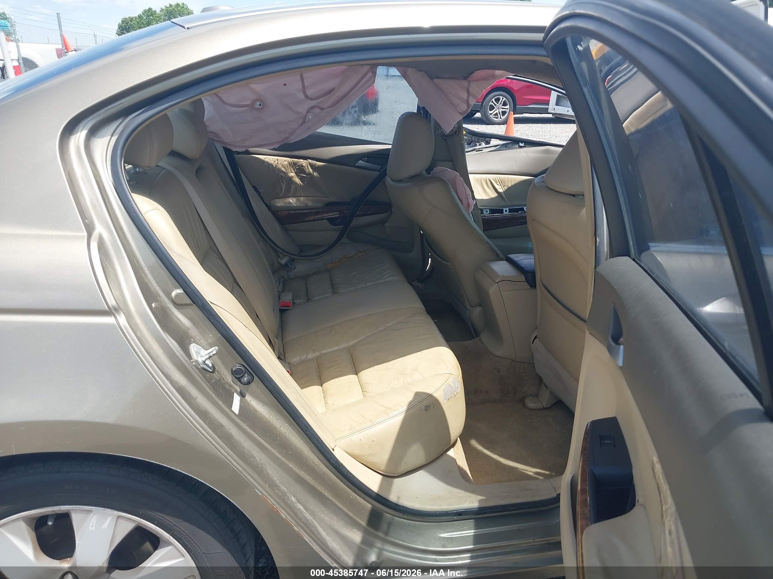 2009 Honda Accord 2.4 Ex-l Золотой vin: 1HGCP26819A121520