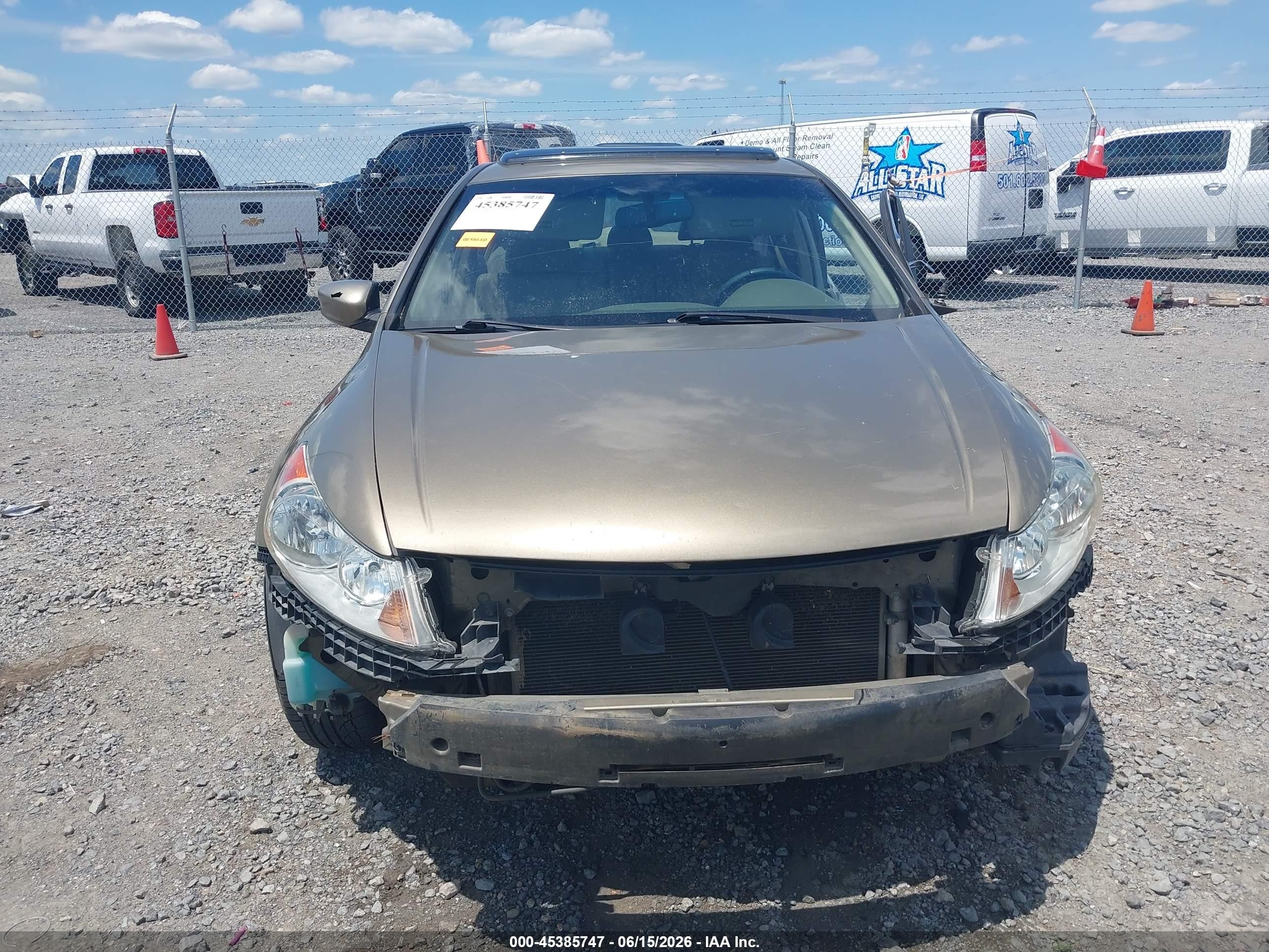 2009 Honda Accord 2.4 Ex-l Золотой vin: 1HGCP26819A121520
