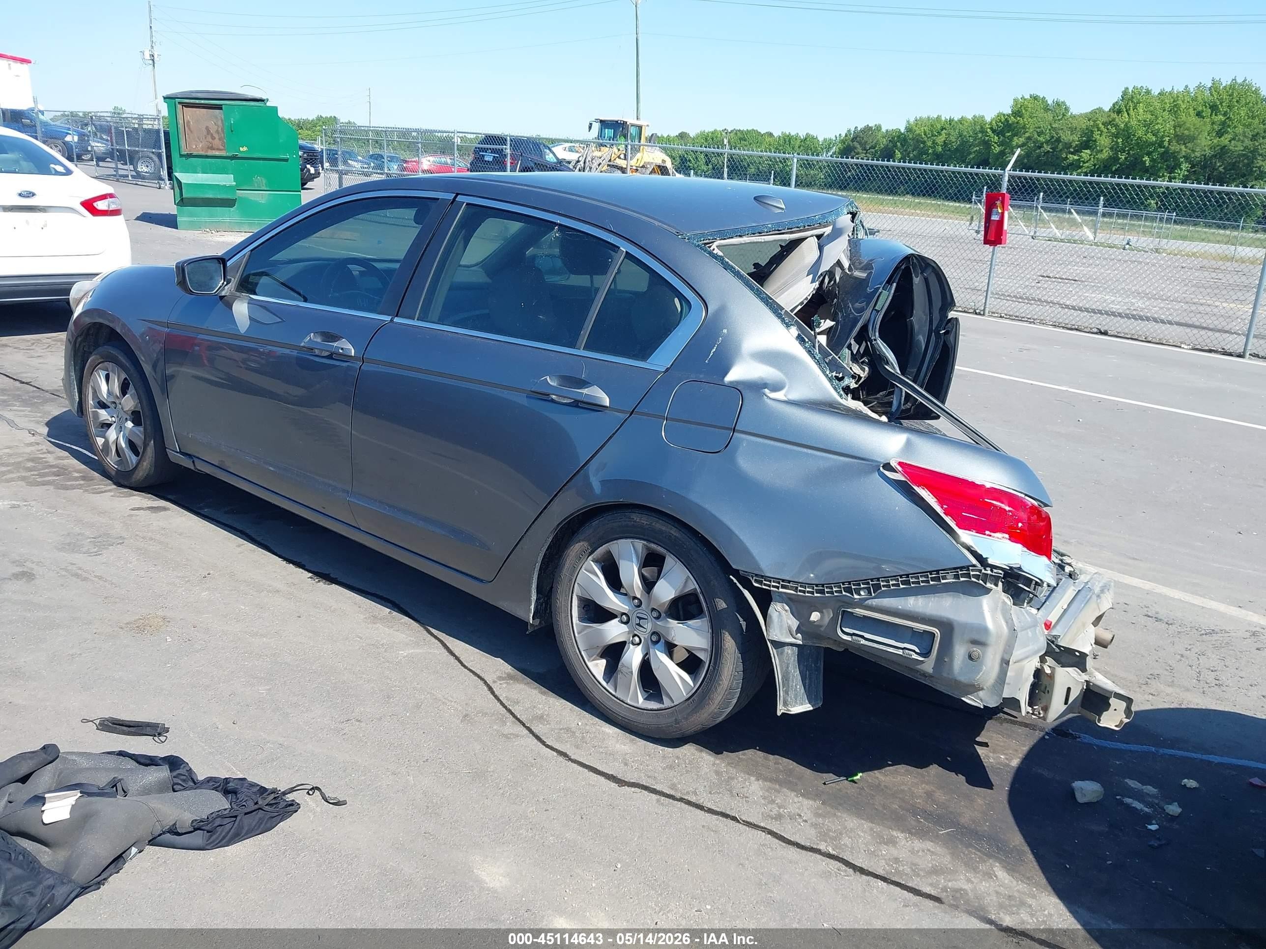 2009 Honda Accord 2.4 Ex-l Gray vin: 1HGCP26819A131674