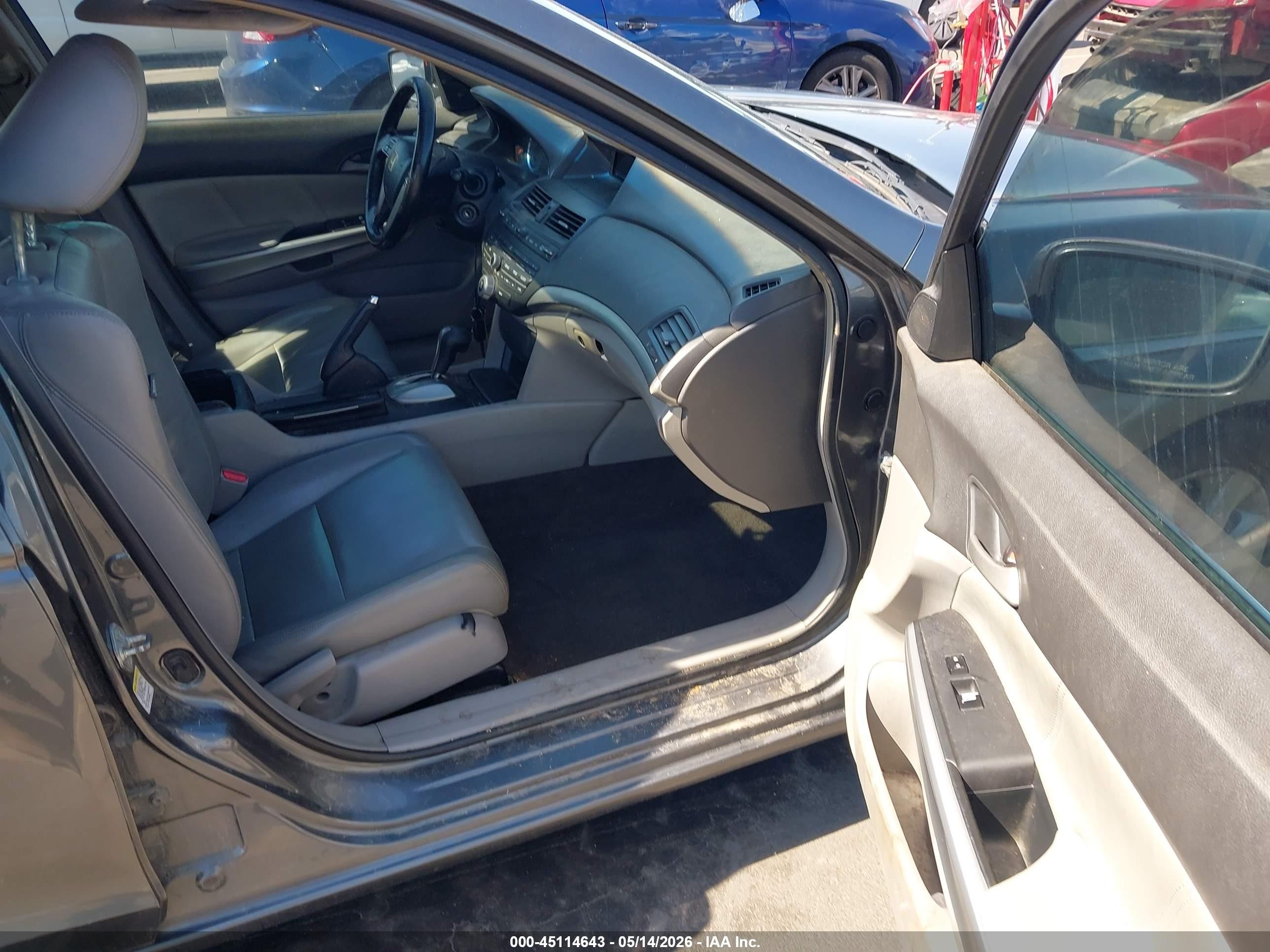 2009 Honda Accord 2.4 Ex-l Gray vin: 1HGCP26819A131674