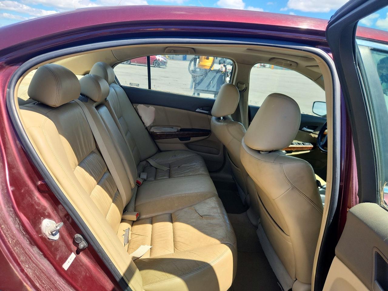 2008 Honda Accord Exl Maroon vin: 1HGCP26828A017424