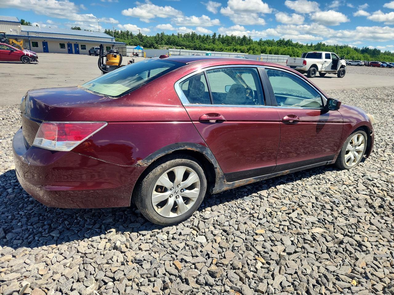 2008 Honda Accord Exl Maroon vin: 1HGCP26828A017424