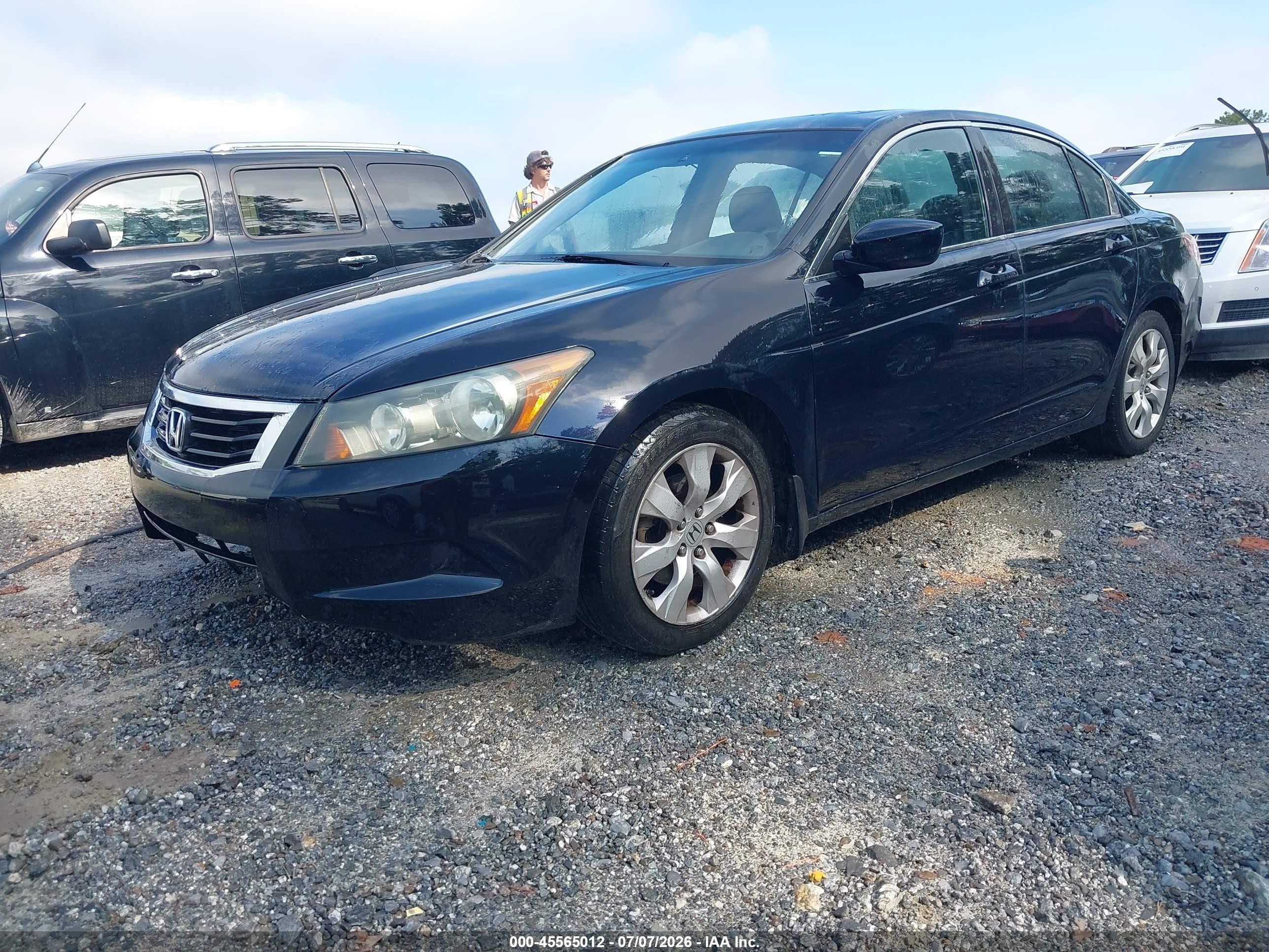2008 Honda Accord 2.4 Ex-l Black vin: 1HGCP26828A059544