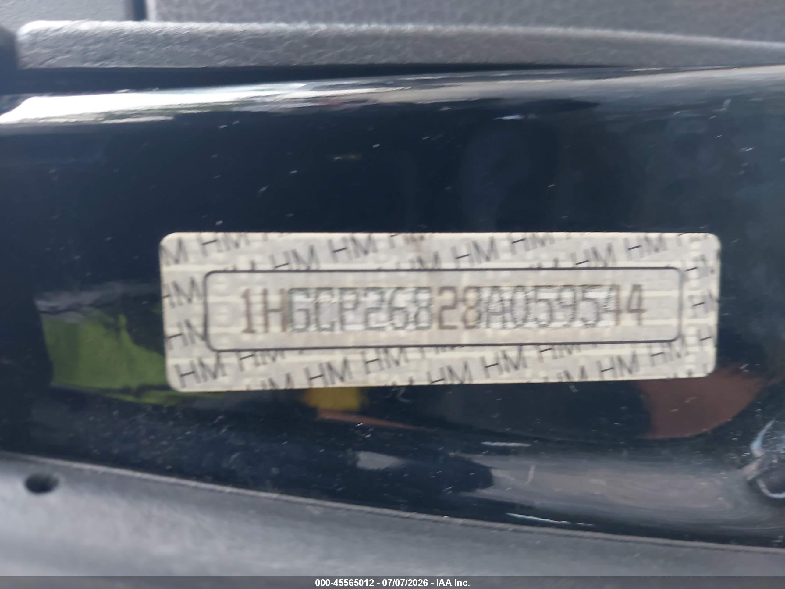 2008 Honda Accord 2.4 Ex-l Black vin: 1HGCP26828A059544
