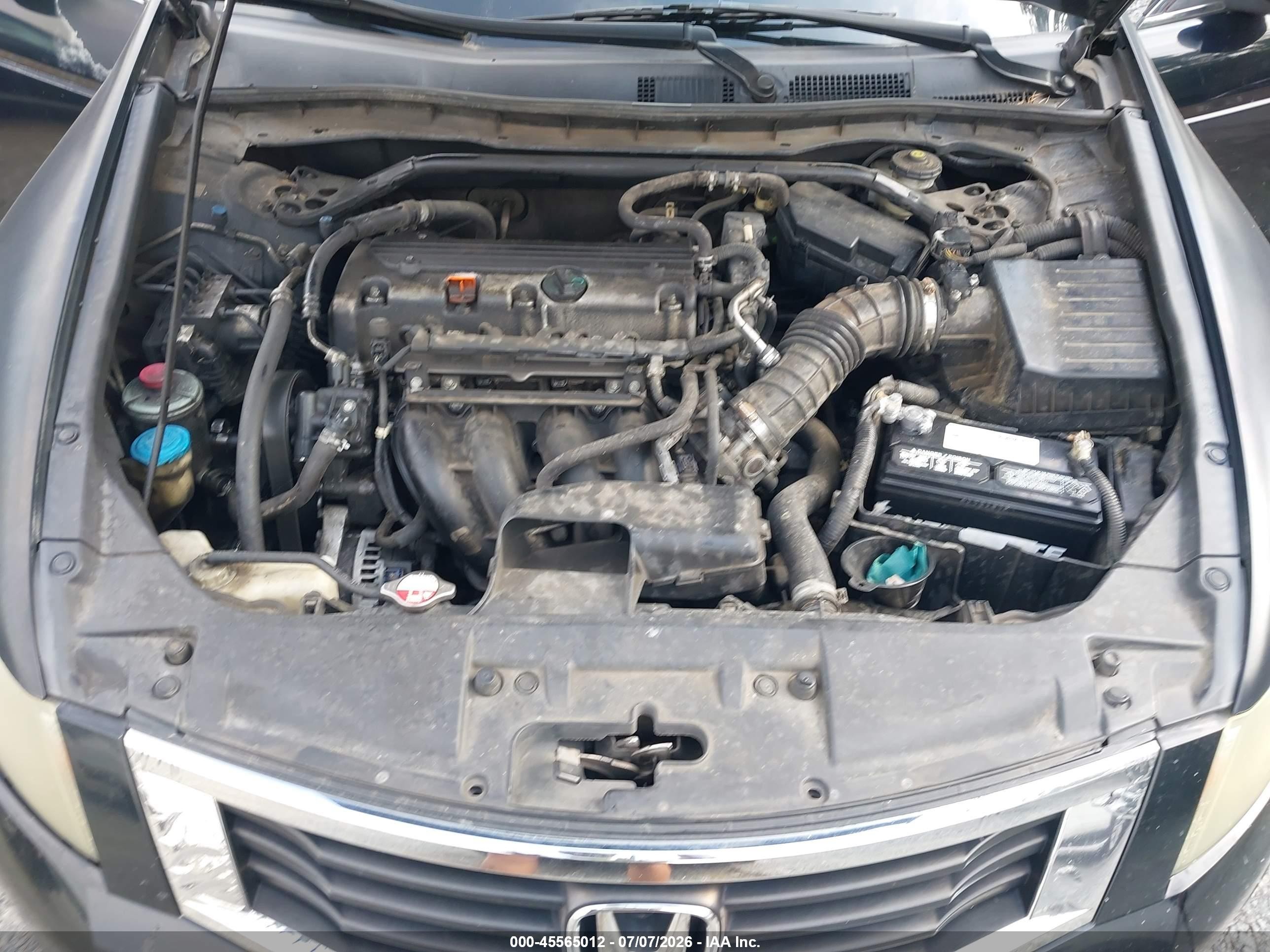 2008 Honda Accord 2.4 Ex-l Black vin: 1HGCP26828A059544