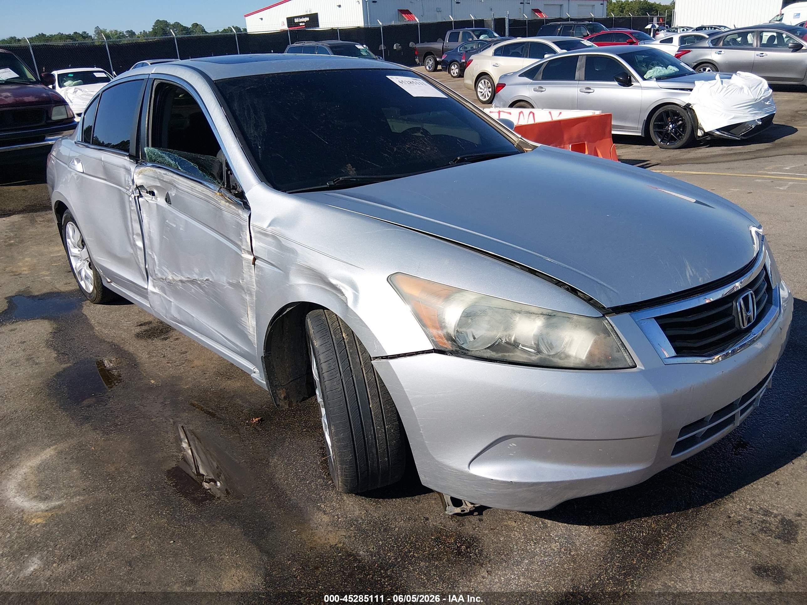 2008 Honda Accord 2.4 Ex-l Silver vin: 1HGCP26828A070155