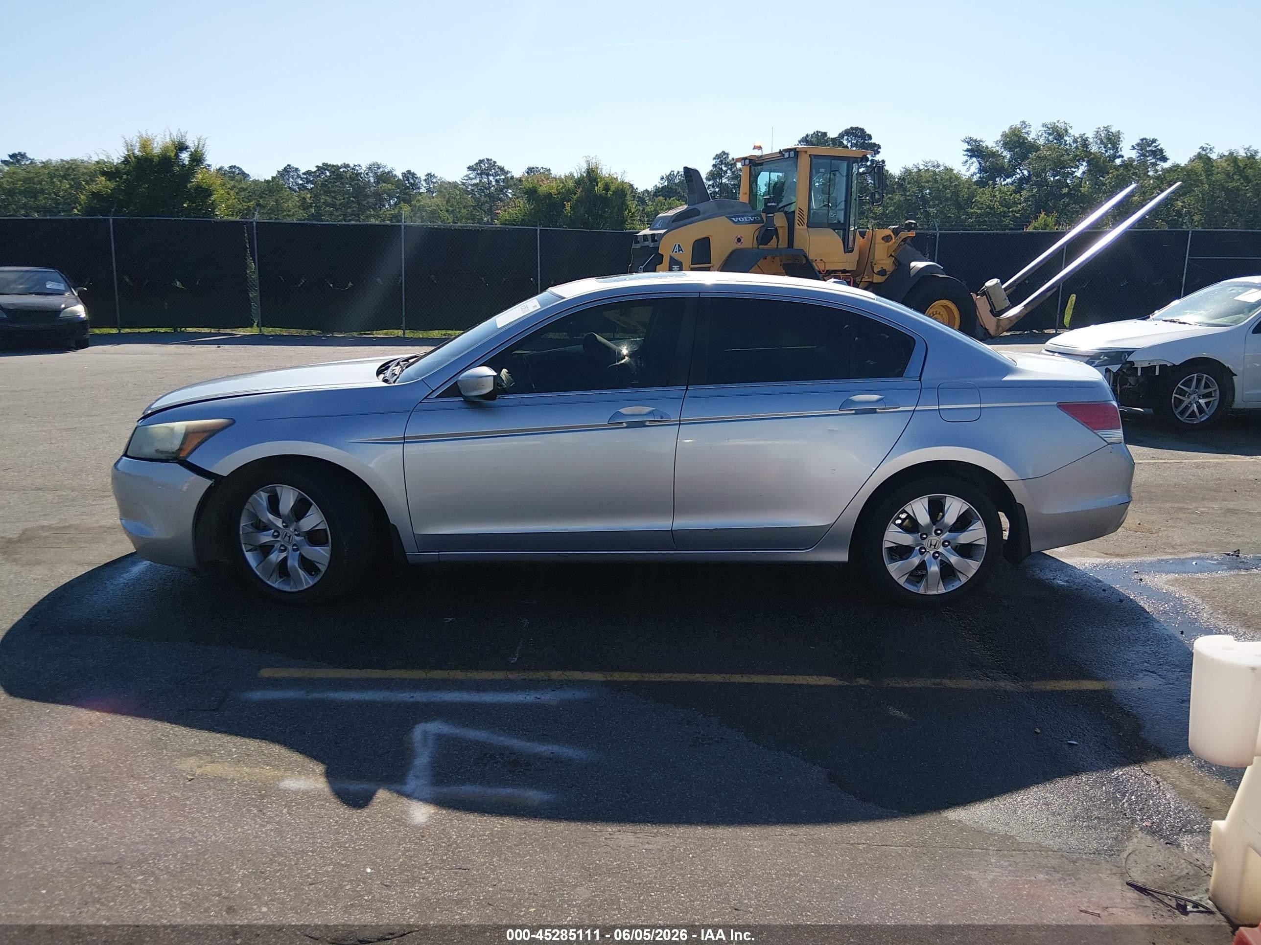 2008 Honda Accord 2.4 Ex-l Silver vin: 1HGCP26828A070155