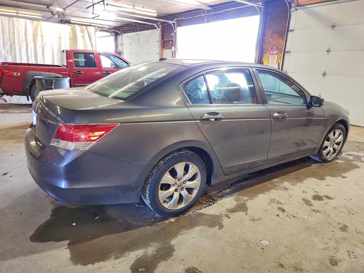 2008 Honda Accord Exl Gray vin: 1HGCP26828A071807