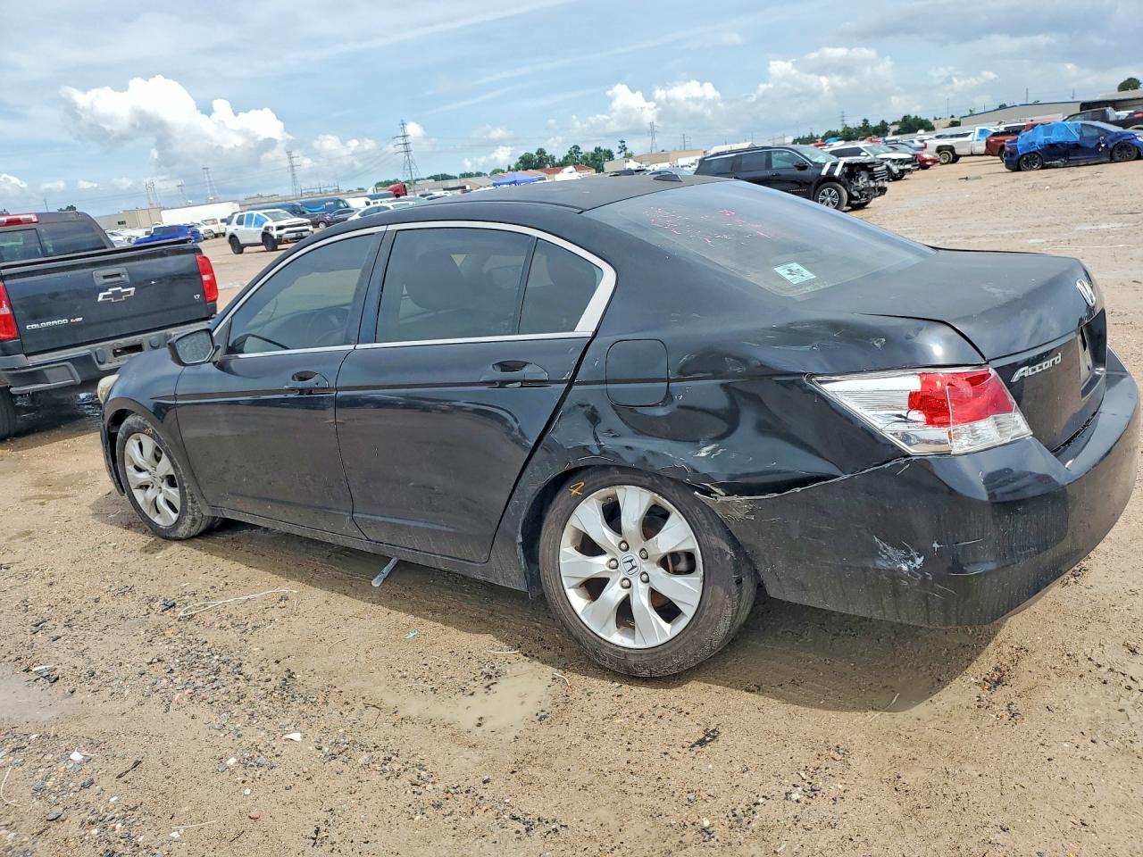 2008 Honda Accord Exl Black vin: 1HGCP26828A076991